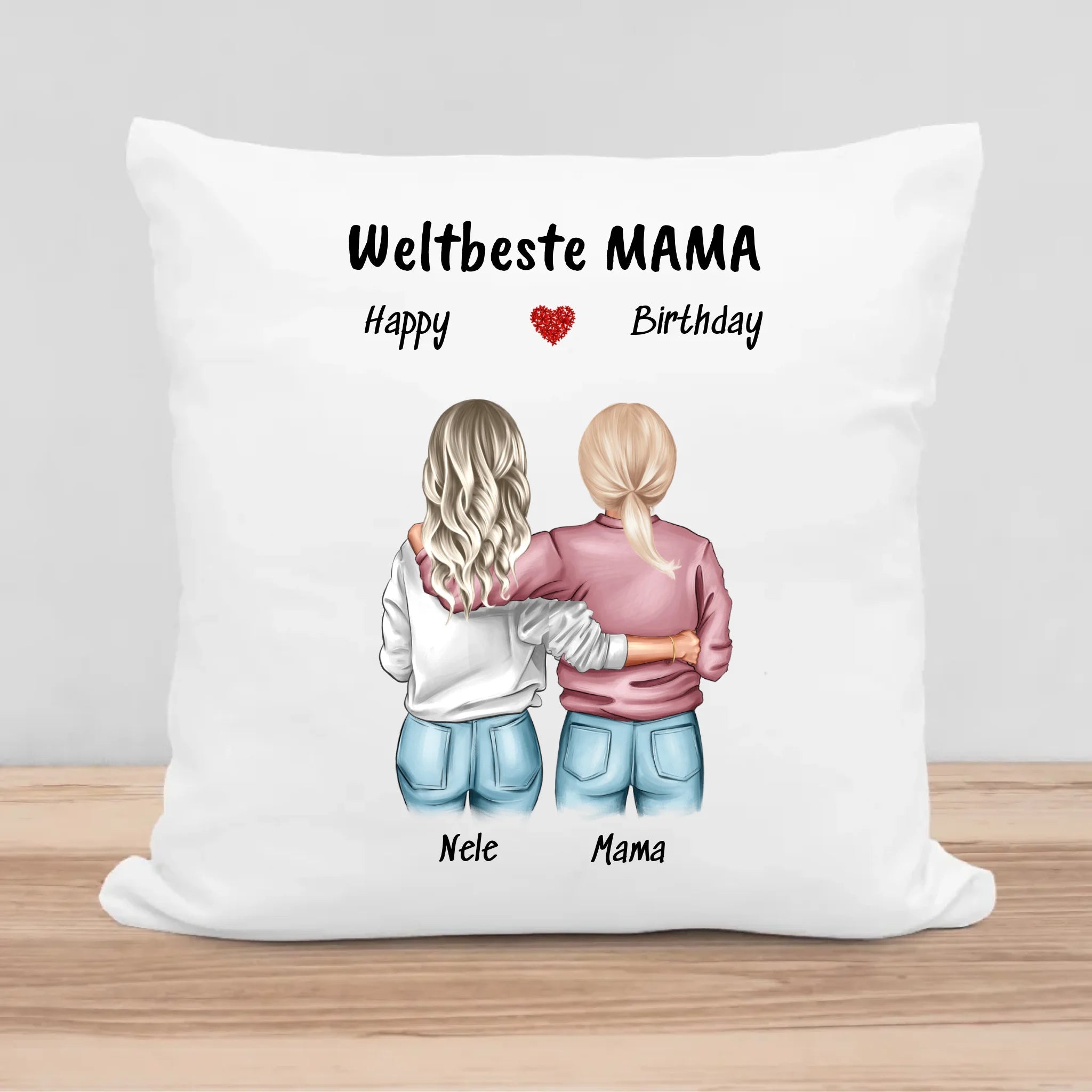 Geschenk Mutter Tochter Kissen - Cantty