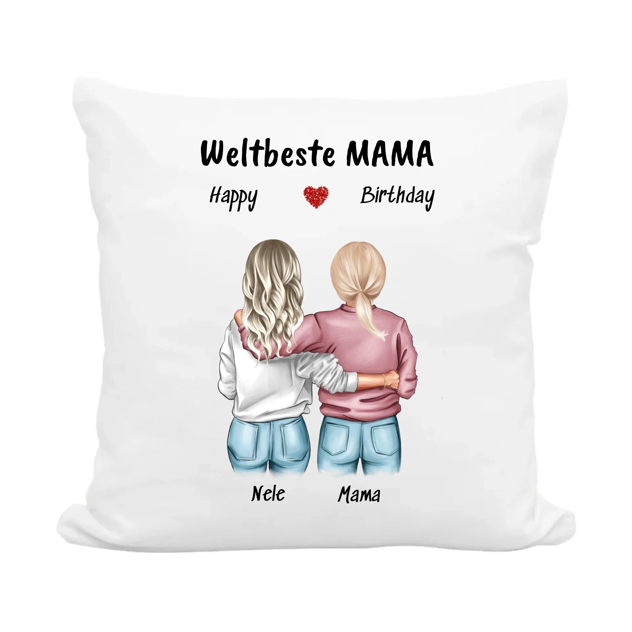 Geschenk Mutter Tochter Kissen - Cantty