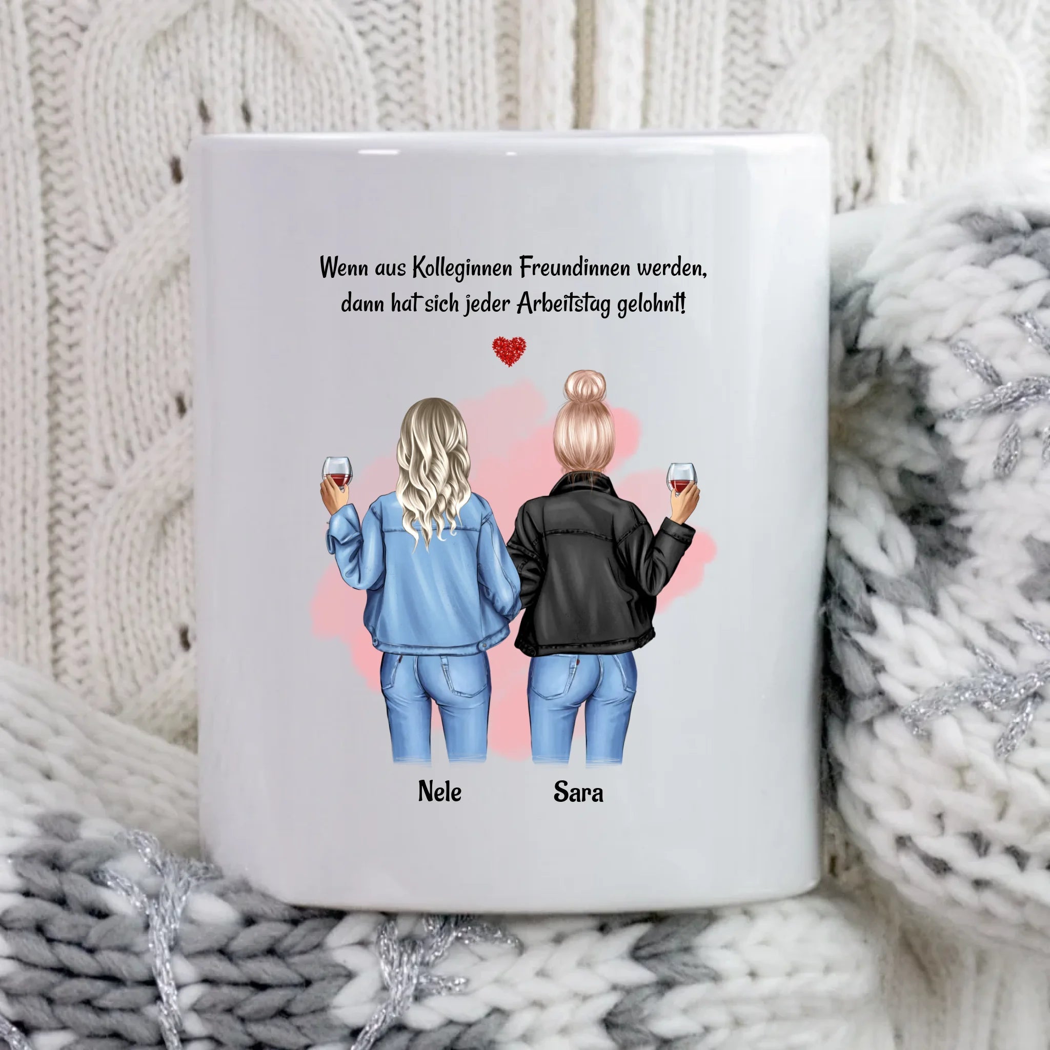 Geschenk Tasse Arbeitskollegin & Freundin mit Name - Cantty