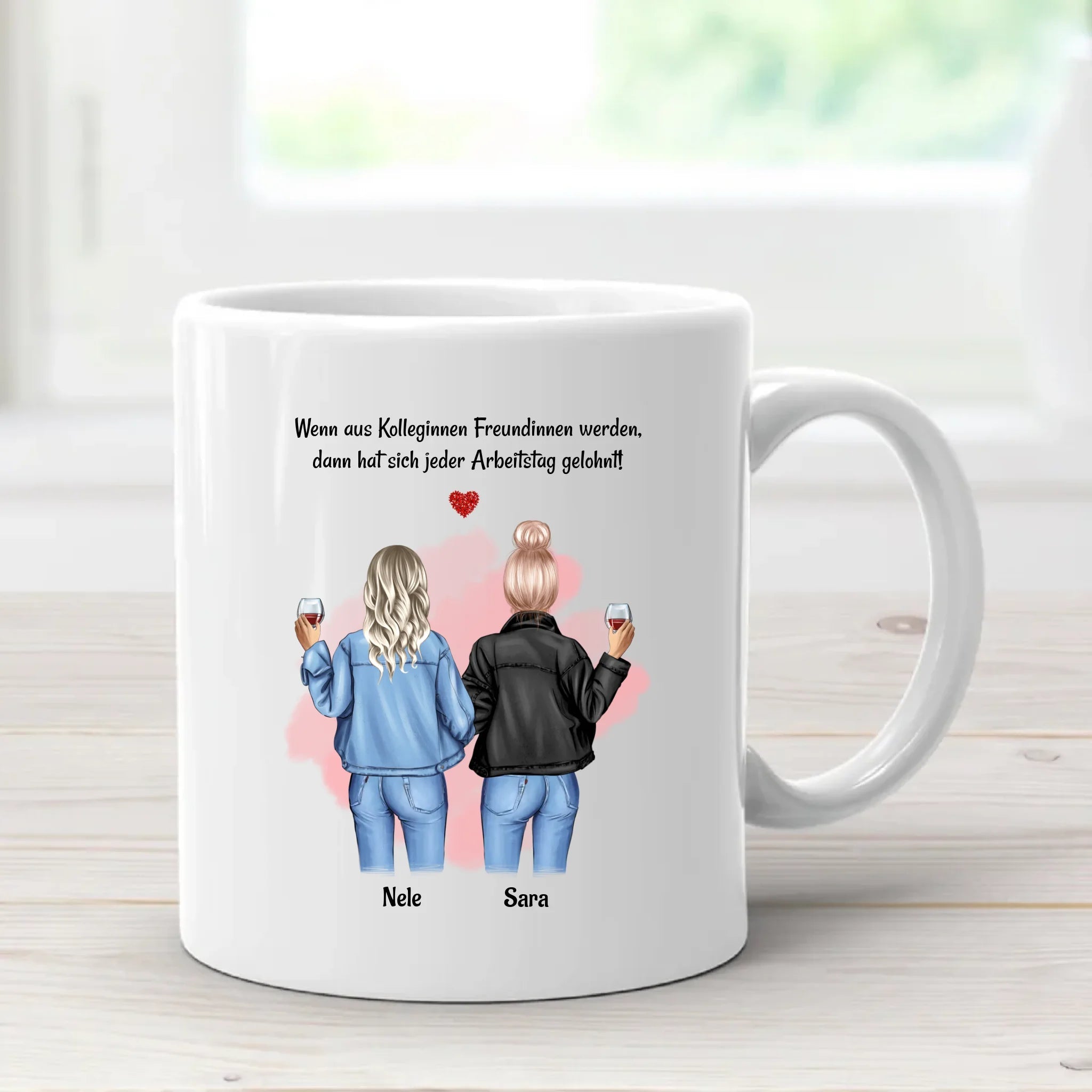 Geschenk Tasse Arbeitskollegin & Freundin mit Name - Cantty