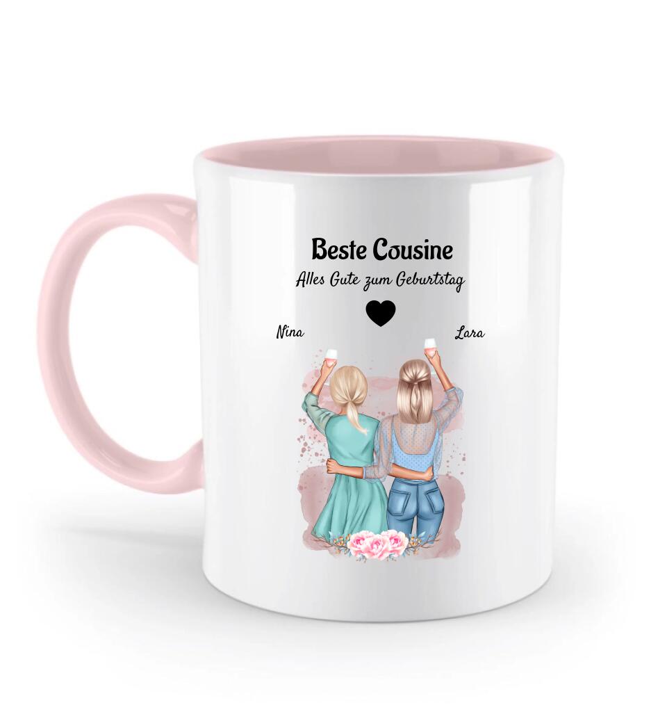 Geschenk Tasse für Cousine personalisiert - Cantty