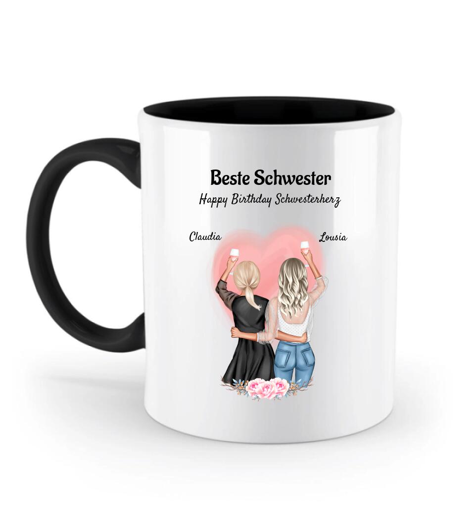 Geschenk Tasse für Schwester individuell gestalten - Cantty