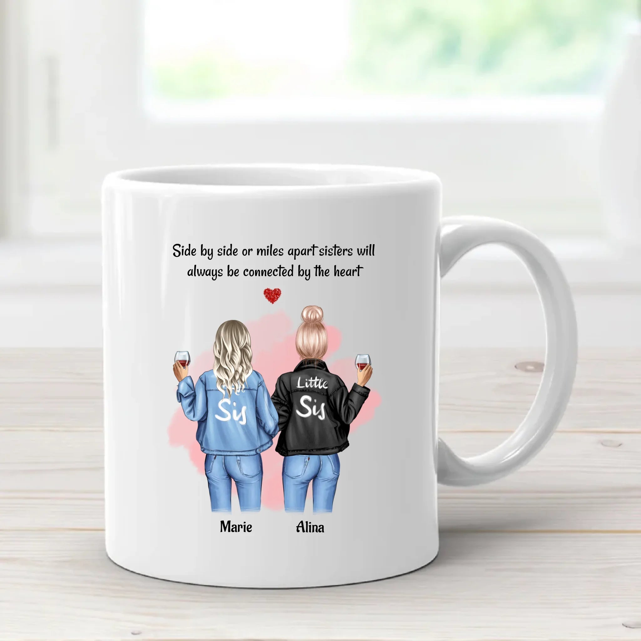 Geschenk Tasse für Schwesterherz personalisieren - Cantty