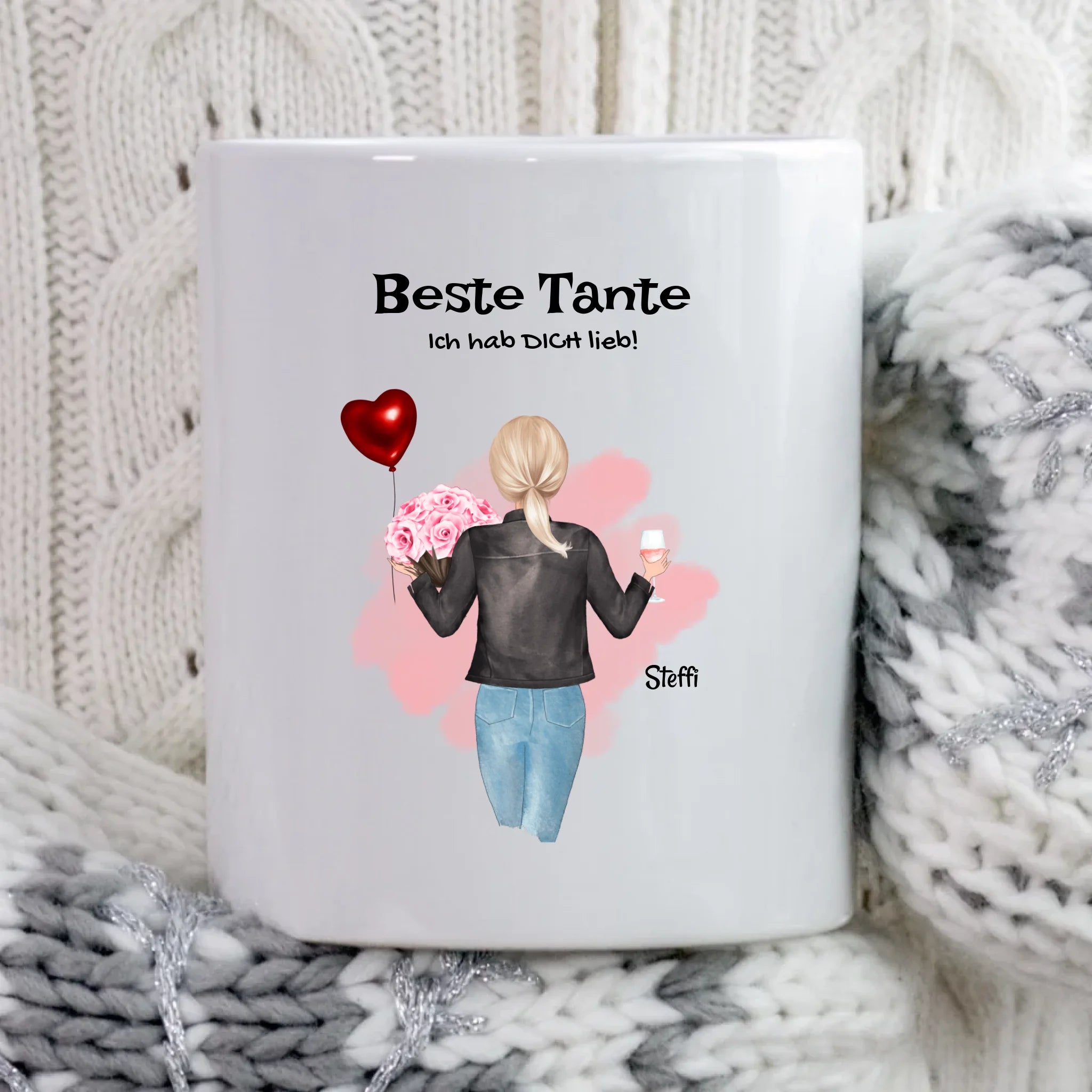 Geschenk Tasse für Tante personalisiert - Cantty