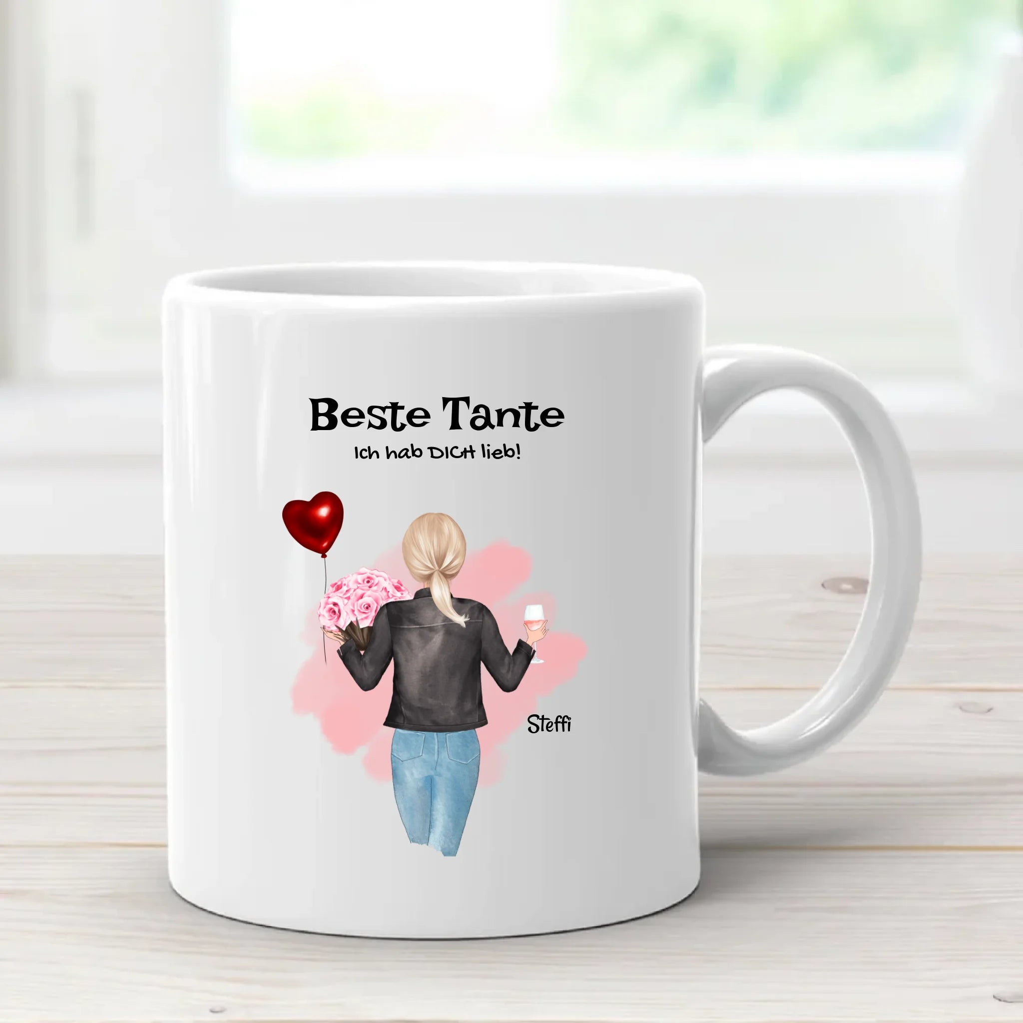 Geschenk Tasse für Tante personalisiert - Cantty