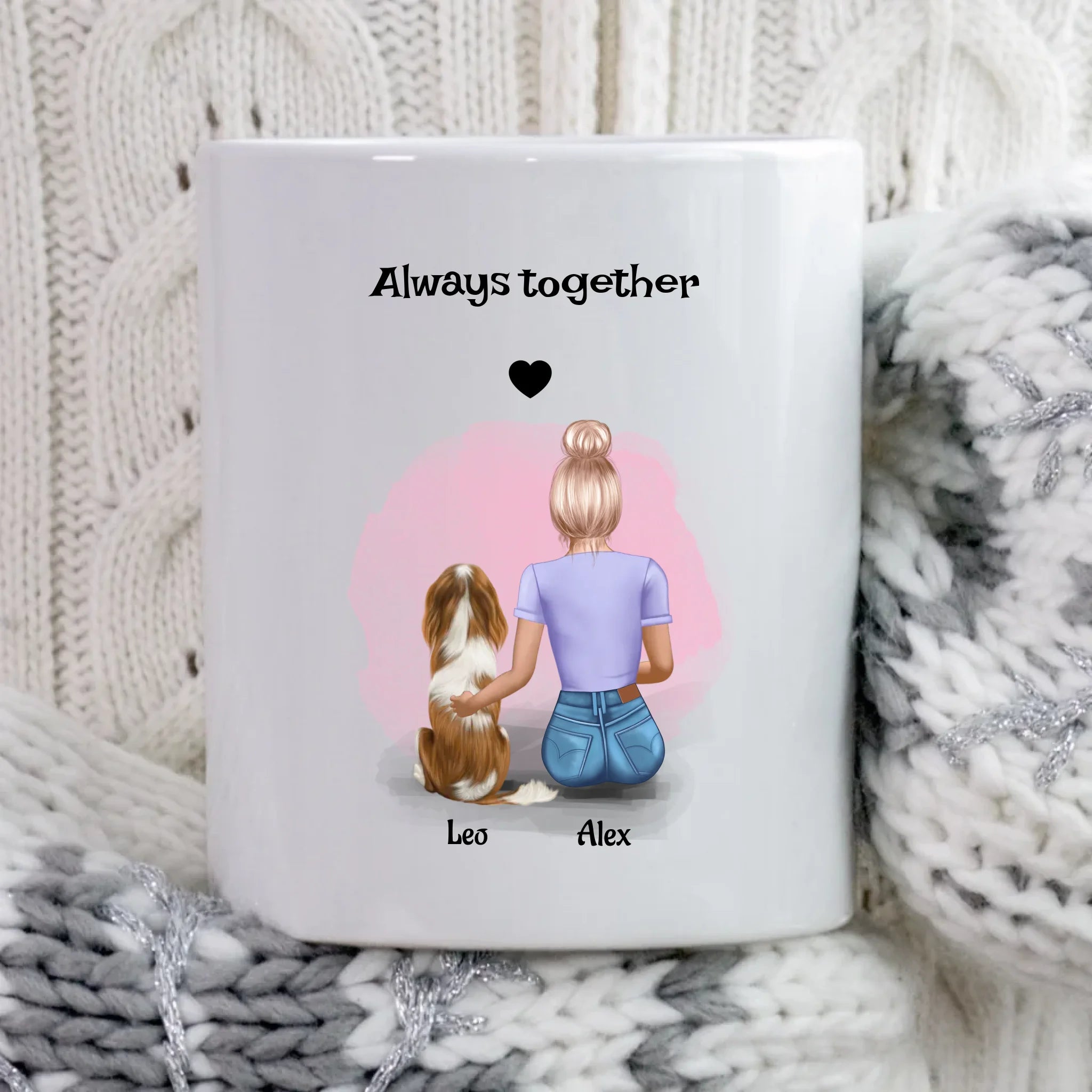 Geschenk Tasse Hund Bild für beste Freundin, Schwester, Cousine & Tochter - Cantty