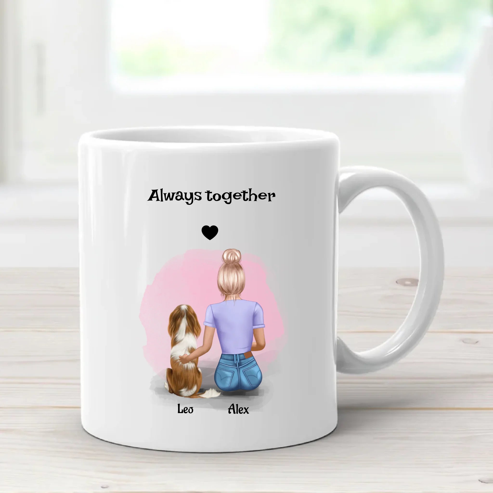 Geschenk Tasse Hund Bild für beste Freundin, Schwester, Cousine & Tochter - Cantty