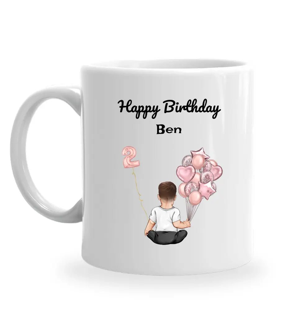 Geschenk Tasse personalisiert zum 2. Geburtstag Junge - Cantty