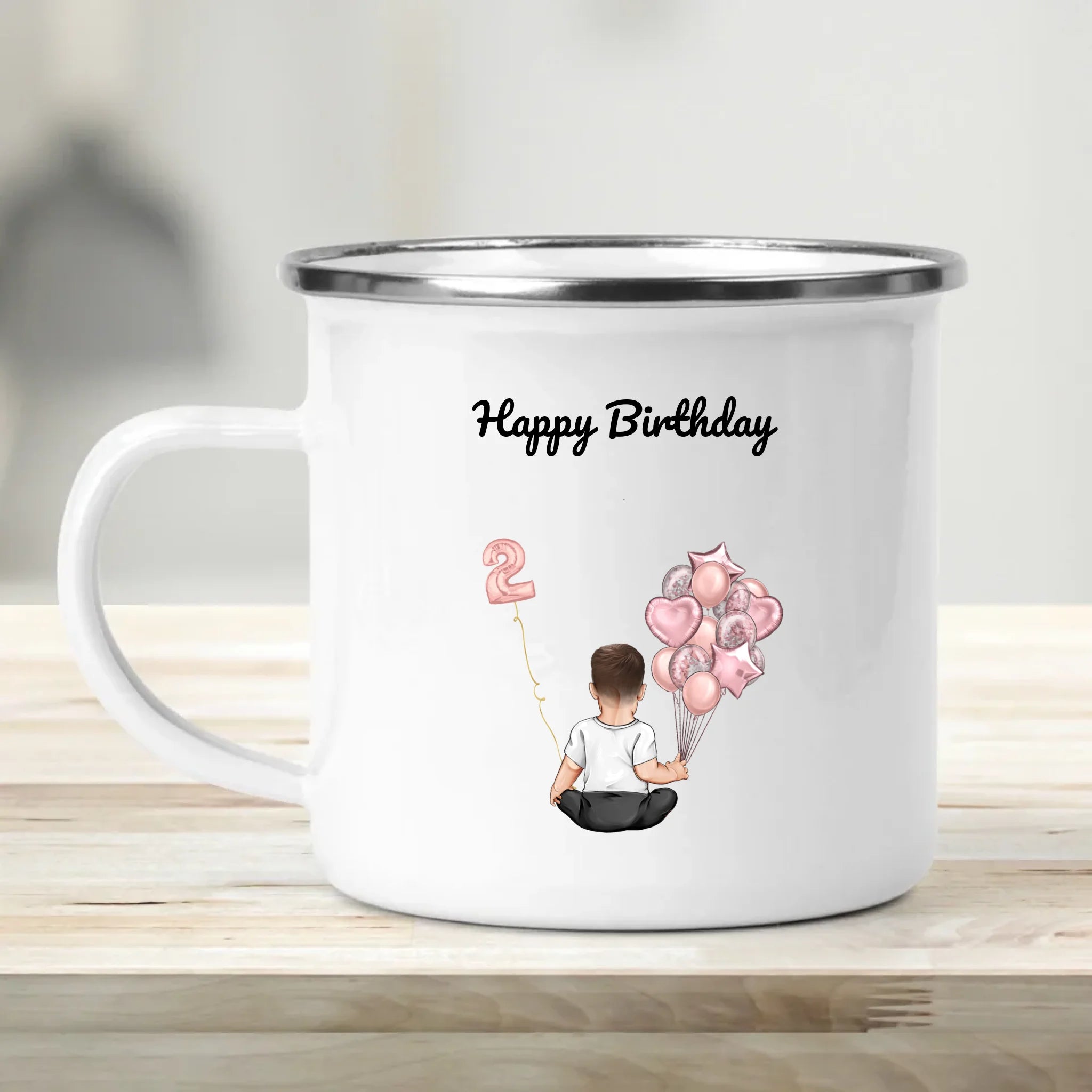 Geschenk Tasse personalisiert zum 2. Geburtstag Junge - Cantty