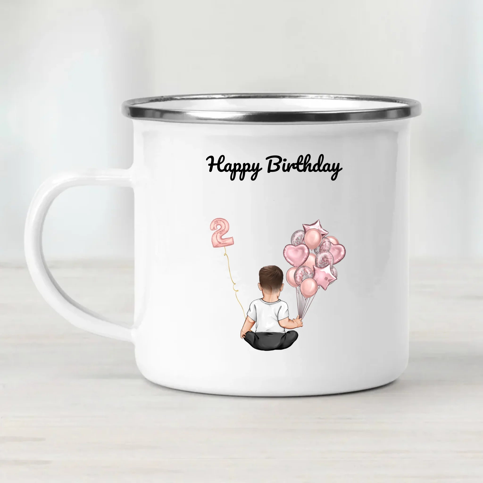 Geschenk Tasse personalisiert zum 2. Geburtstag Junge - Cantty