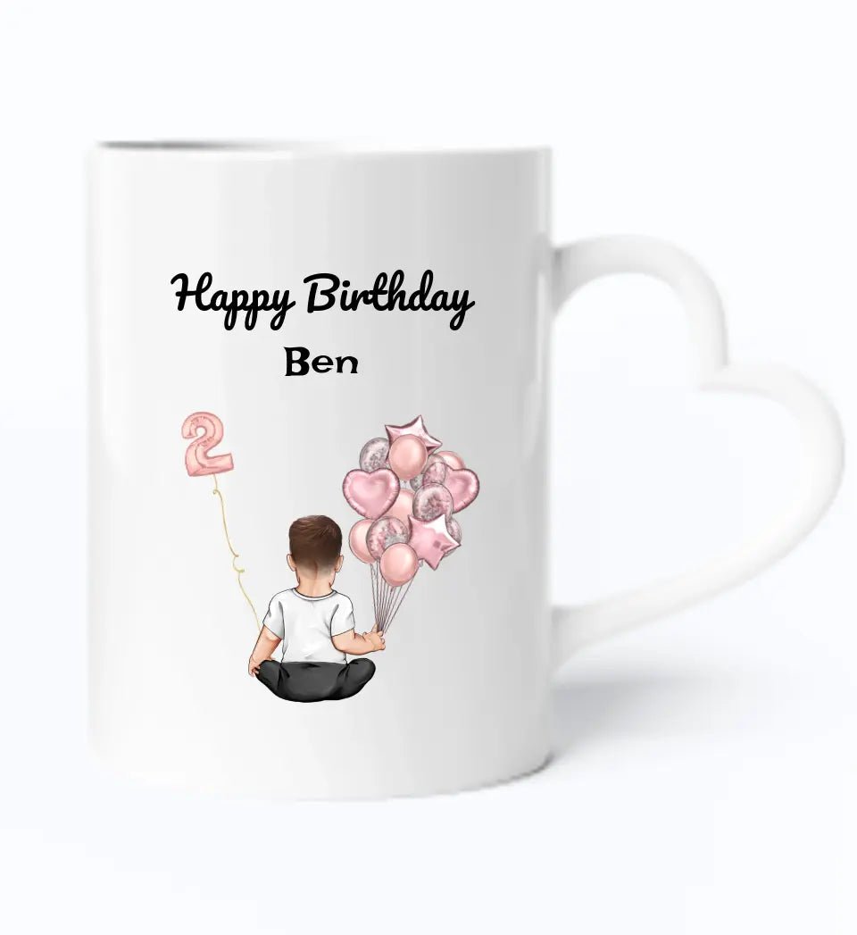 Geschenk Tasse personalisiert zum 2. Geburtstag Junge - Cantty