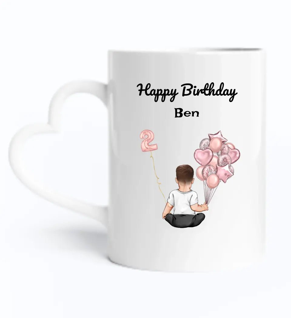 Geschenk Tasse personalisiert zum 2. Geburtstag Junge - Cantty