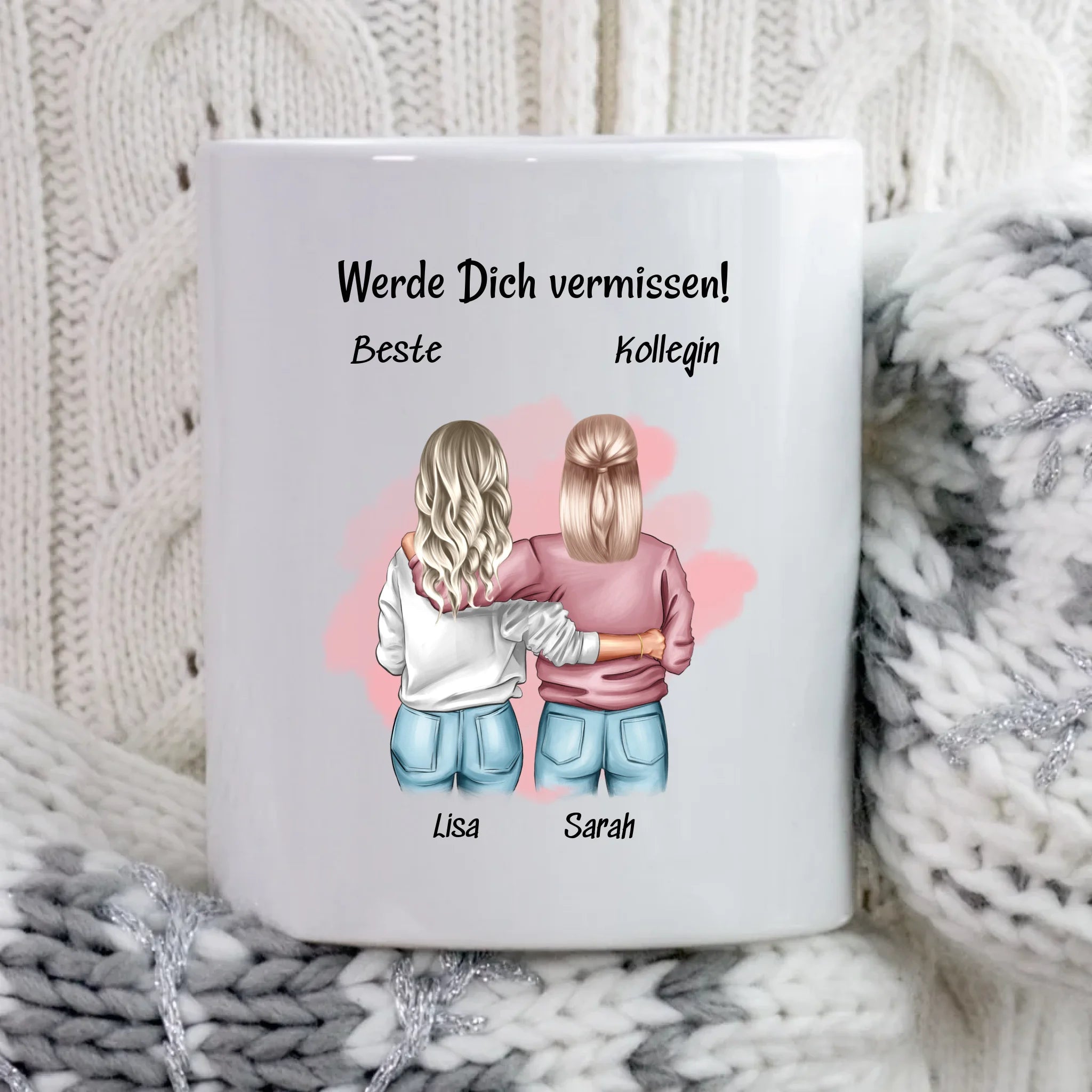 Geschenk Tasse zum Abschied Arbeitskollegin personalisiert - Cantty