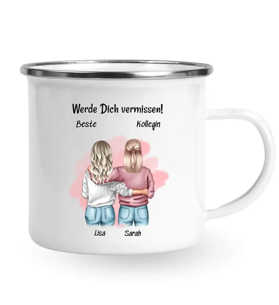 Geschenk Tasse zum Abschied Arbeitskollegin personalisiert - Cantty