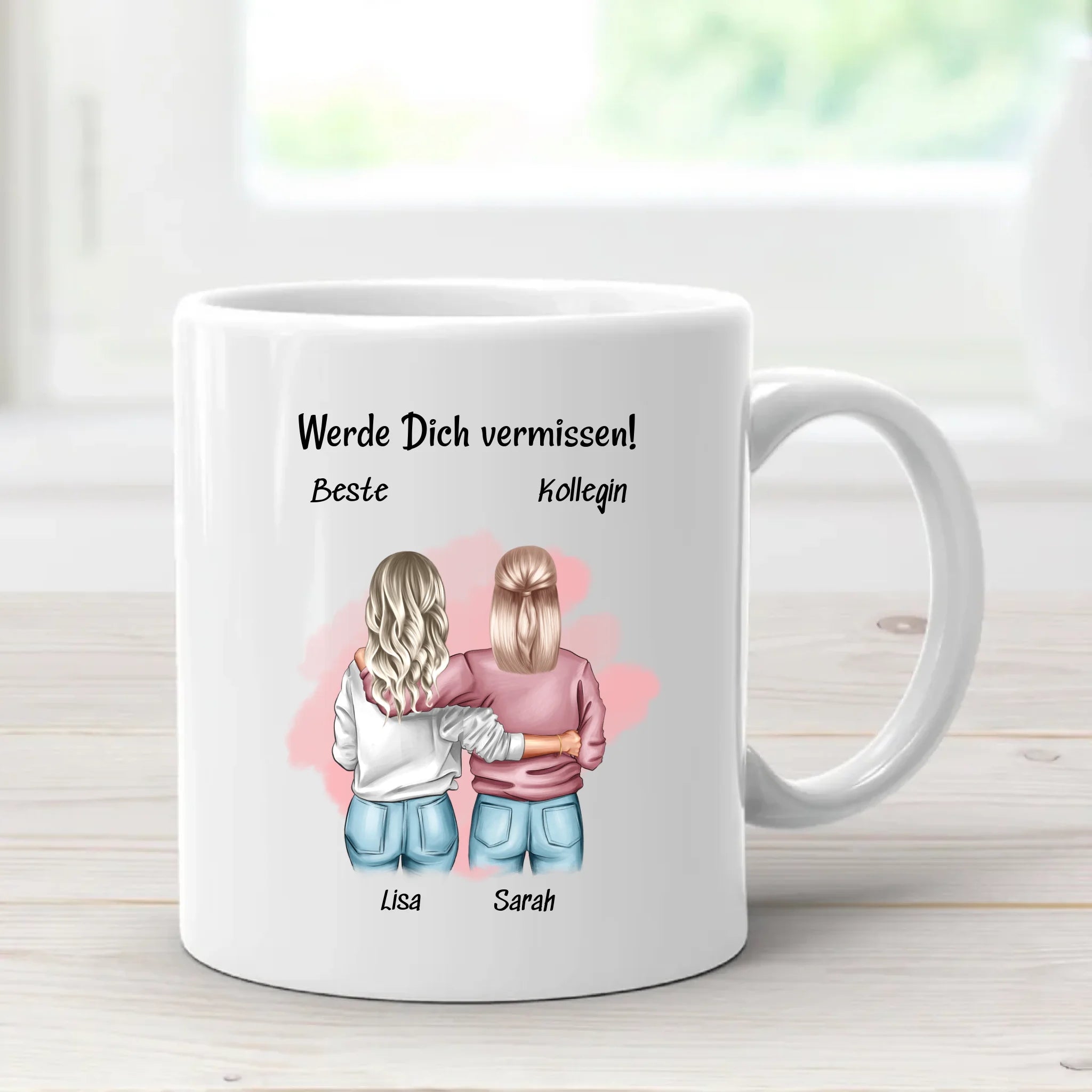 Geschenk Tasse zum Abschied Arbeitskollegin personalisiert - Cantty