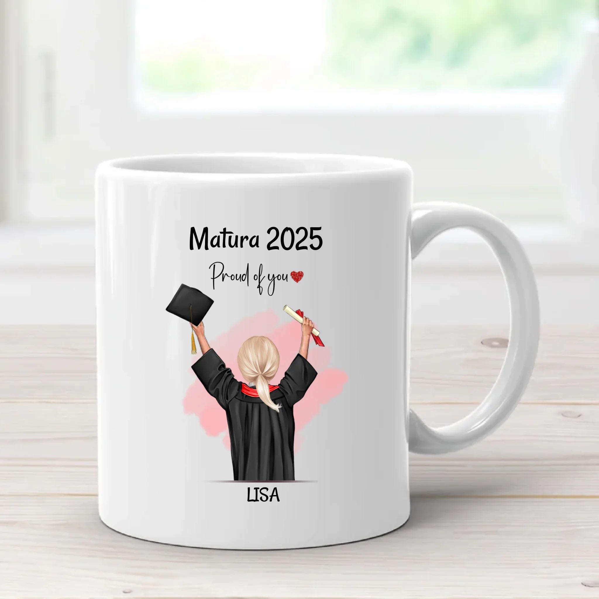 Geschenk Tasse zum Matura Abschluss für Tochter - Cantty