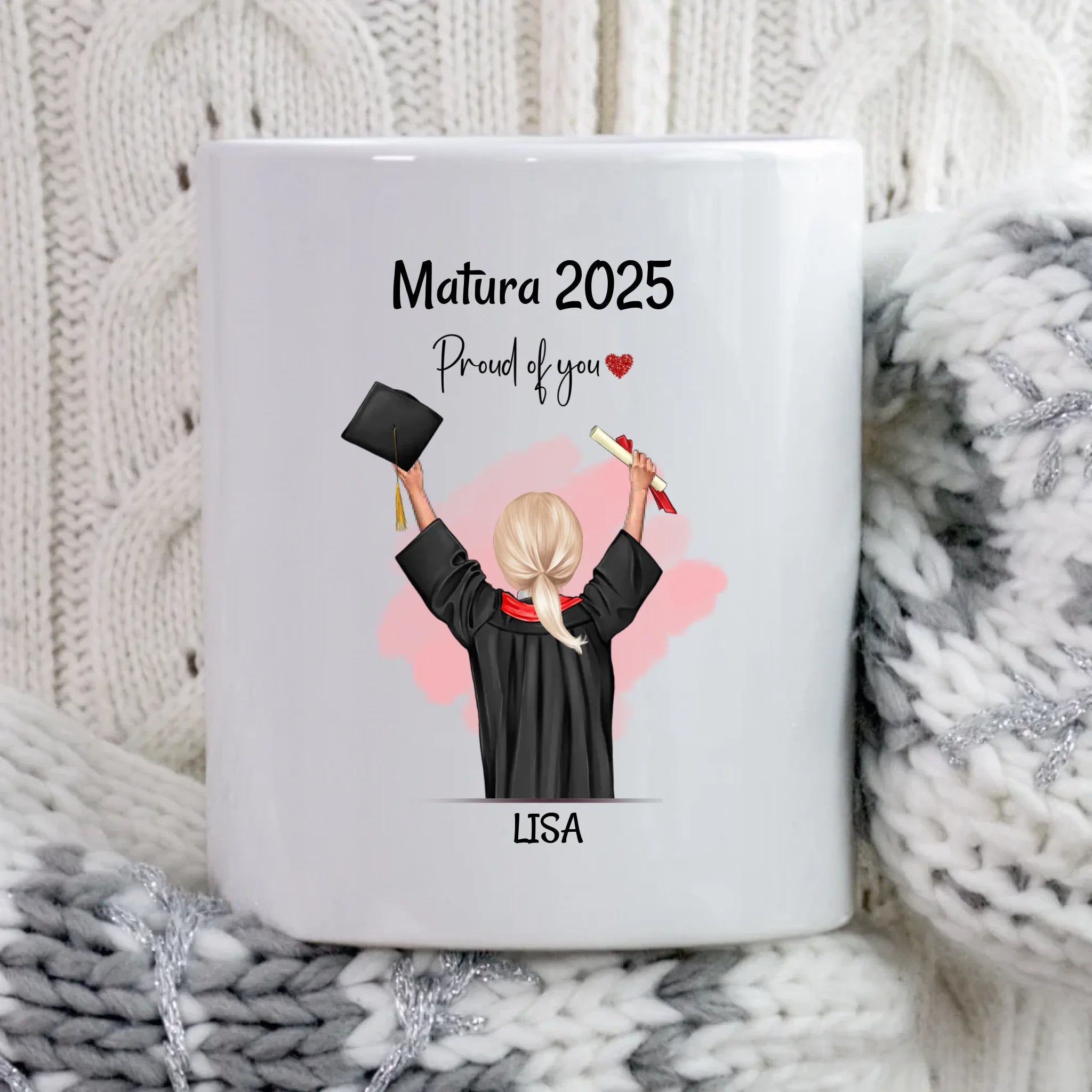 Geschenk Tasse zum Matura Abschluss für Tochter - Cantty