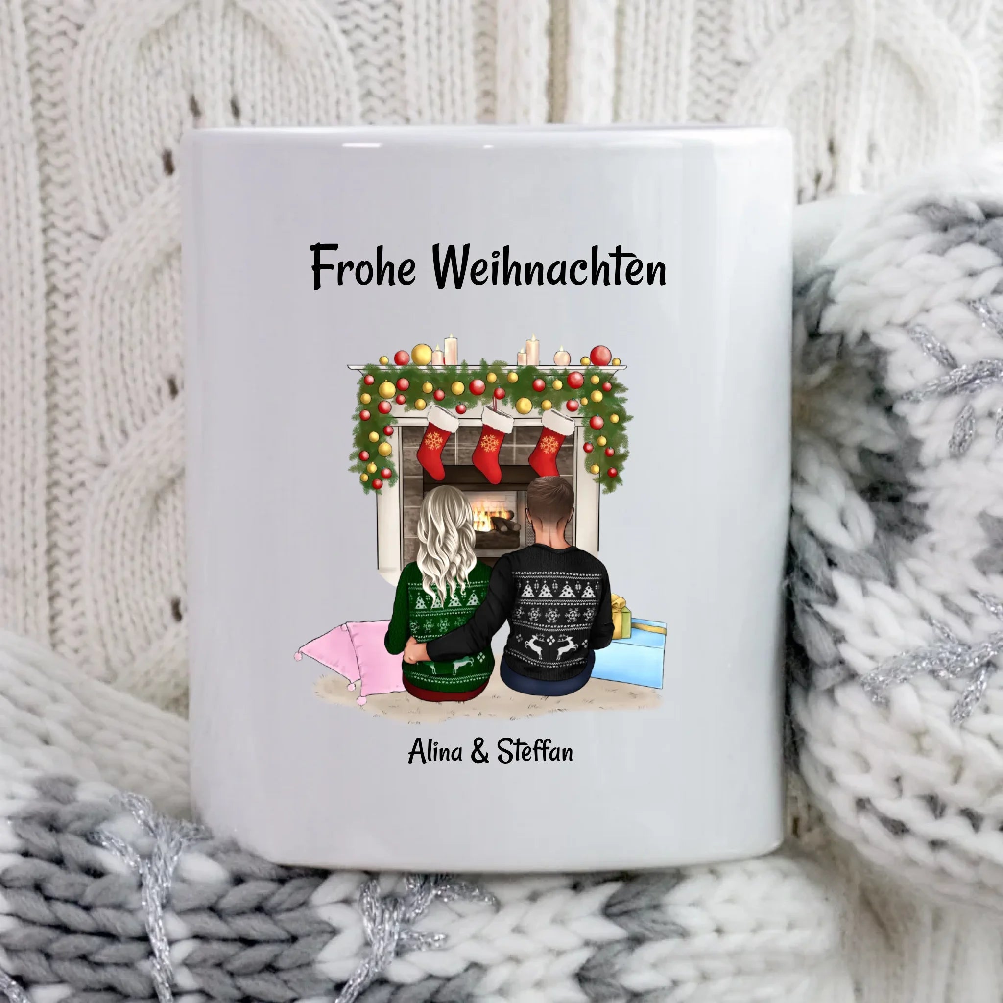 Geschenk Weihnachten Tasse für Freundin personalisieren - Cantty