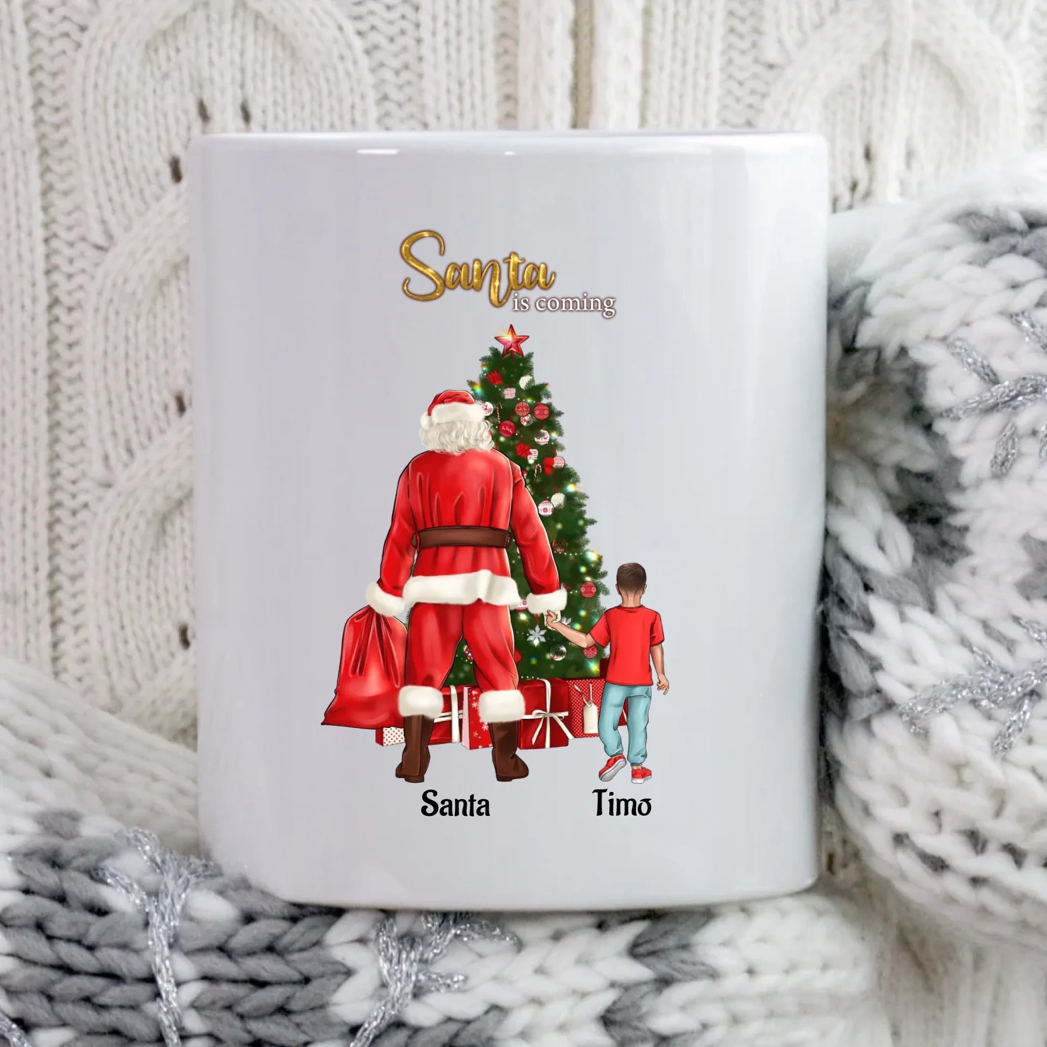 Geschenk Weihnachten Tasse für kleinen Jungen gestalten - Cantty