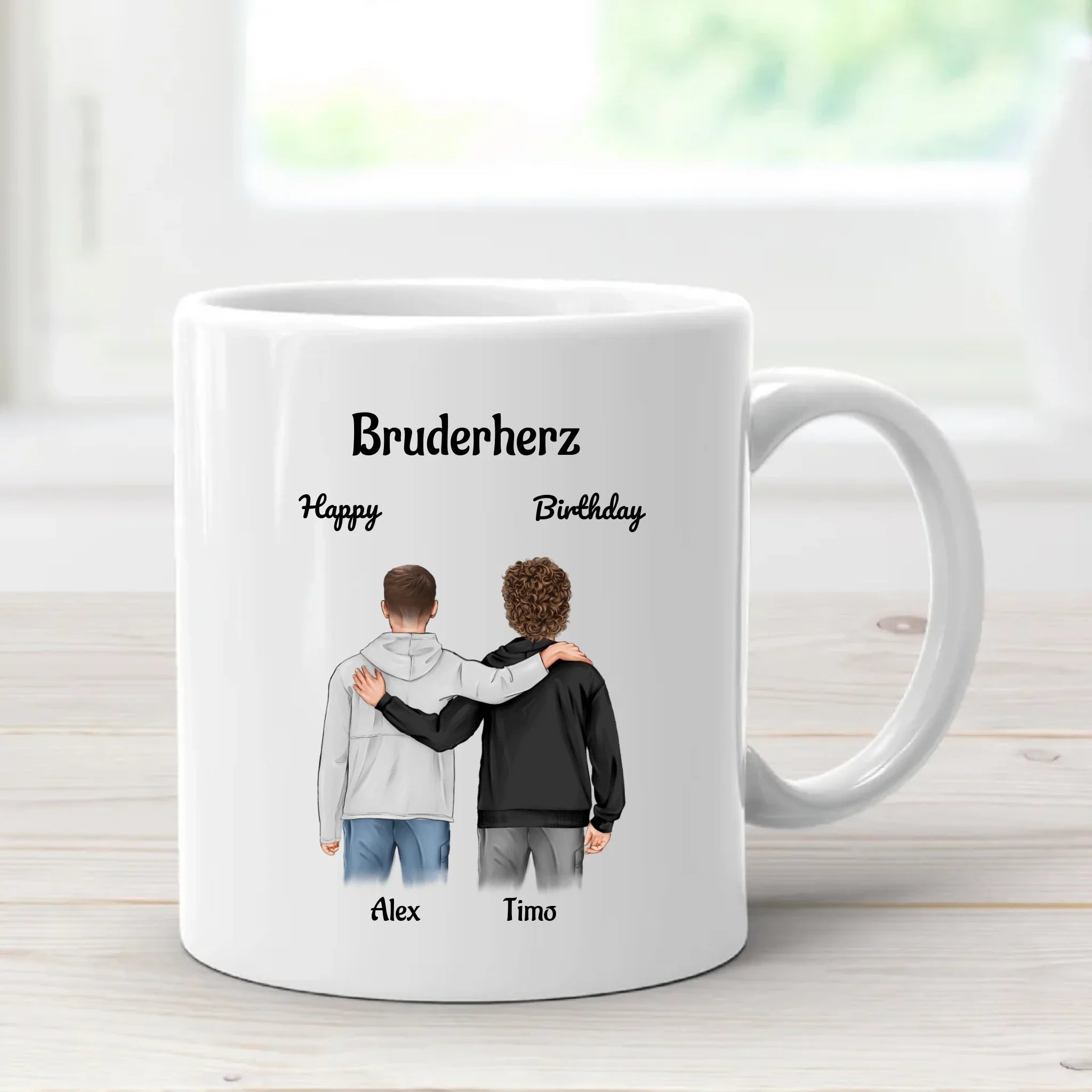 Großer & Kleiner Bruder Tasse Geburtstag Geschenk - Cantty