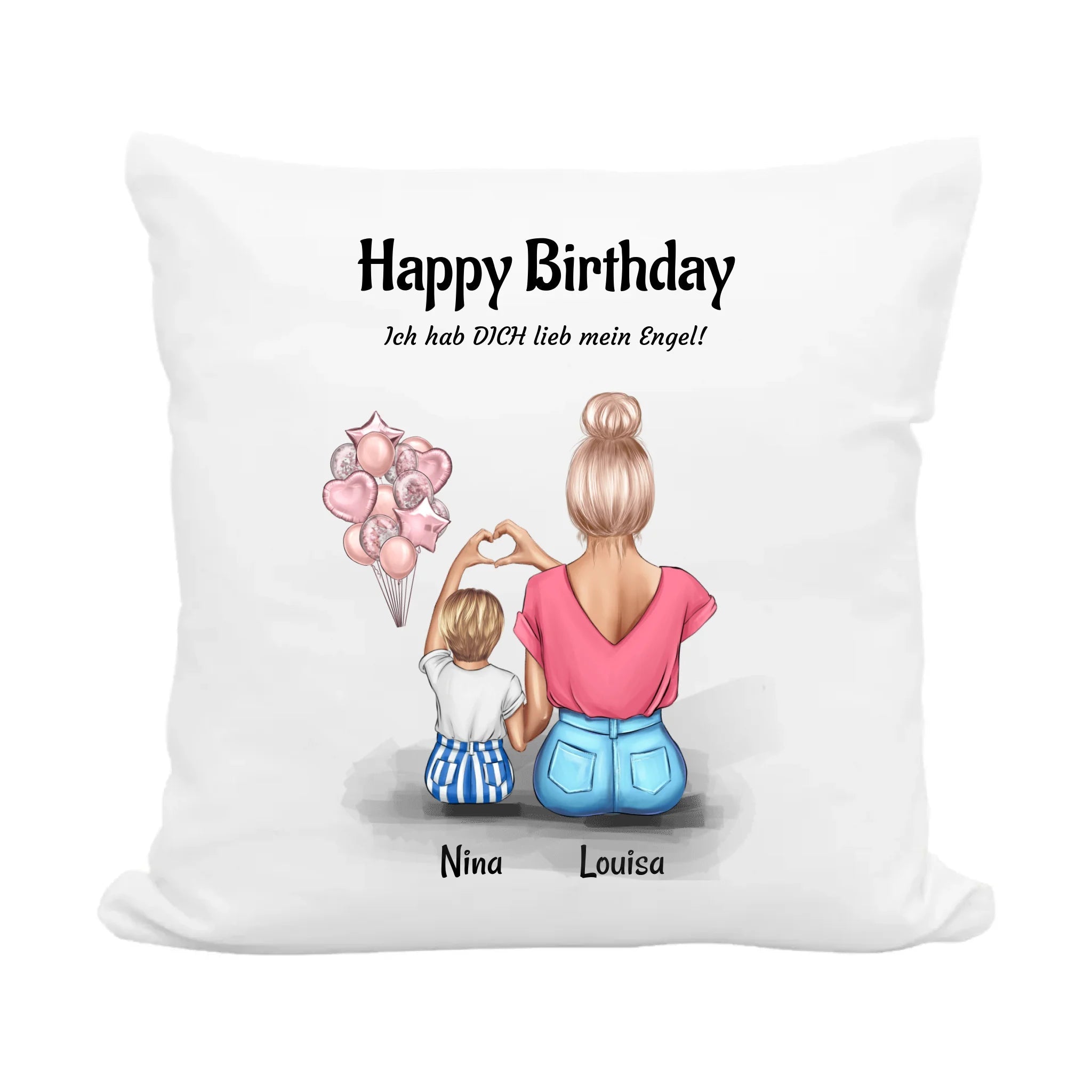 Happy Birthday Kissen Geburtstag Geschenk für kleine Tochter - Cantty