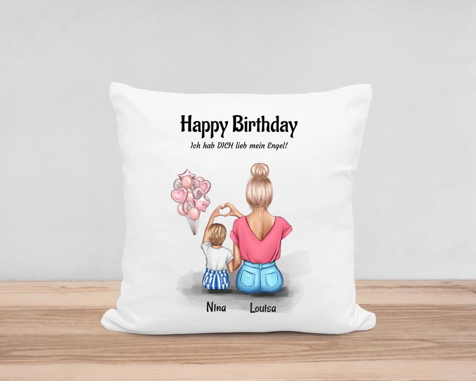 Happy Birthday Kissen Geburtstag Geschenk für kleine Tochter - Cantty