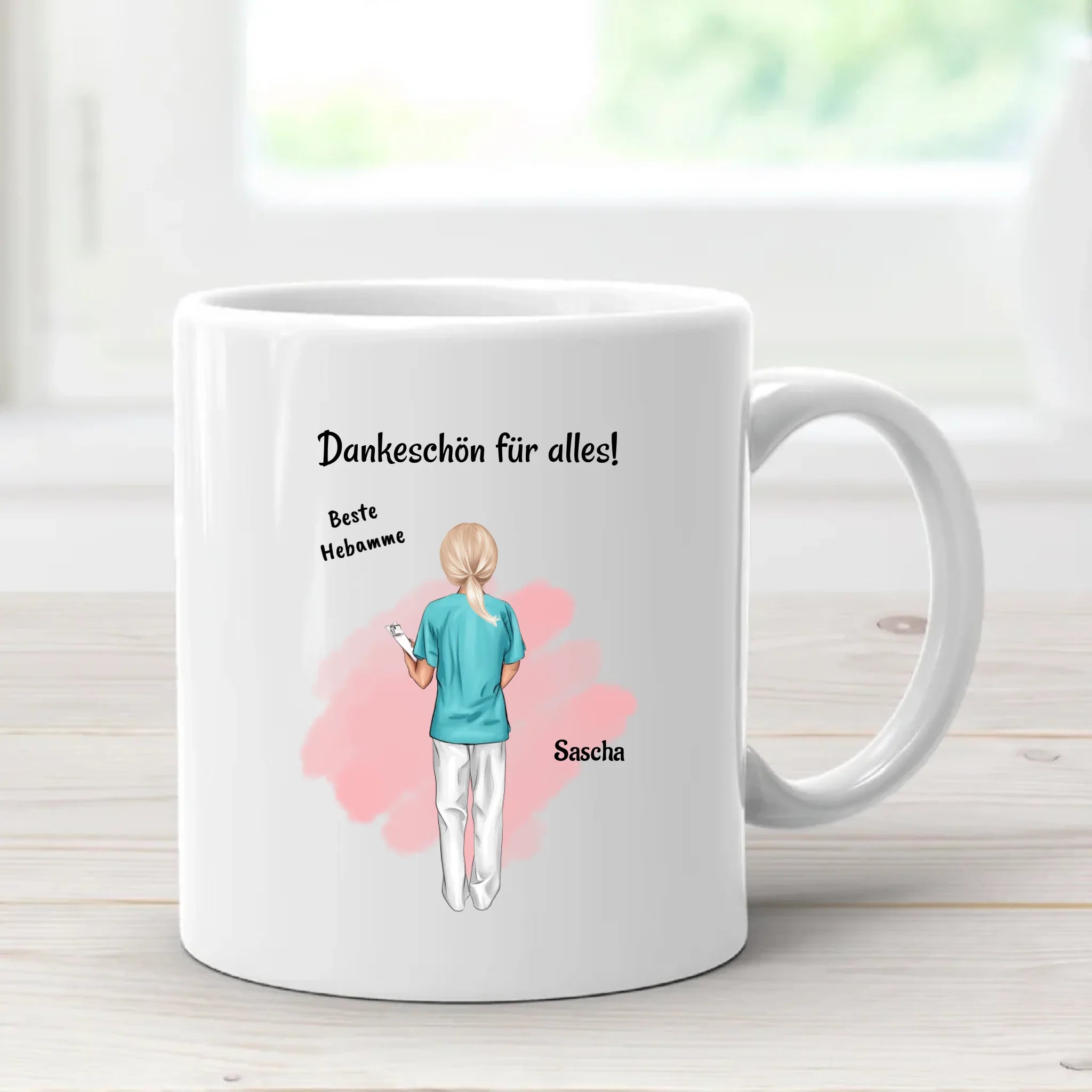 Hebamme Danke sagen Tasse Geschenk - Cantty