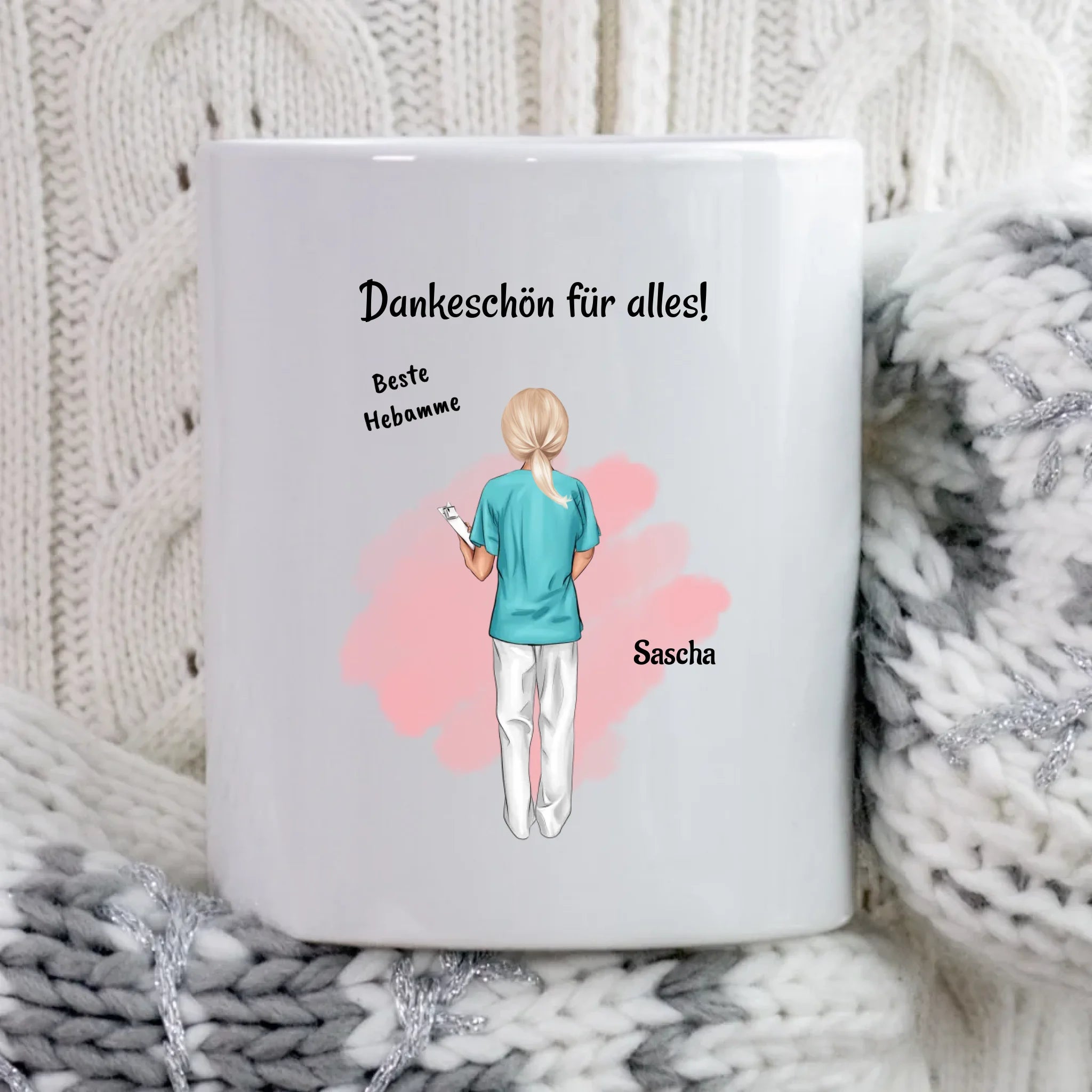 Hebamme Danke sagen Tasse Geschenk - Cantty