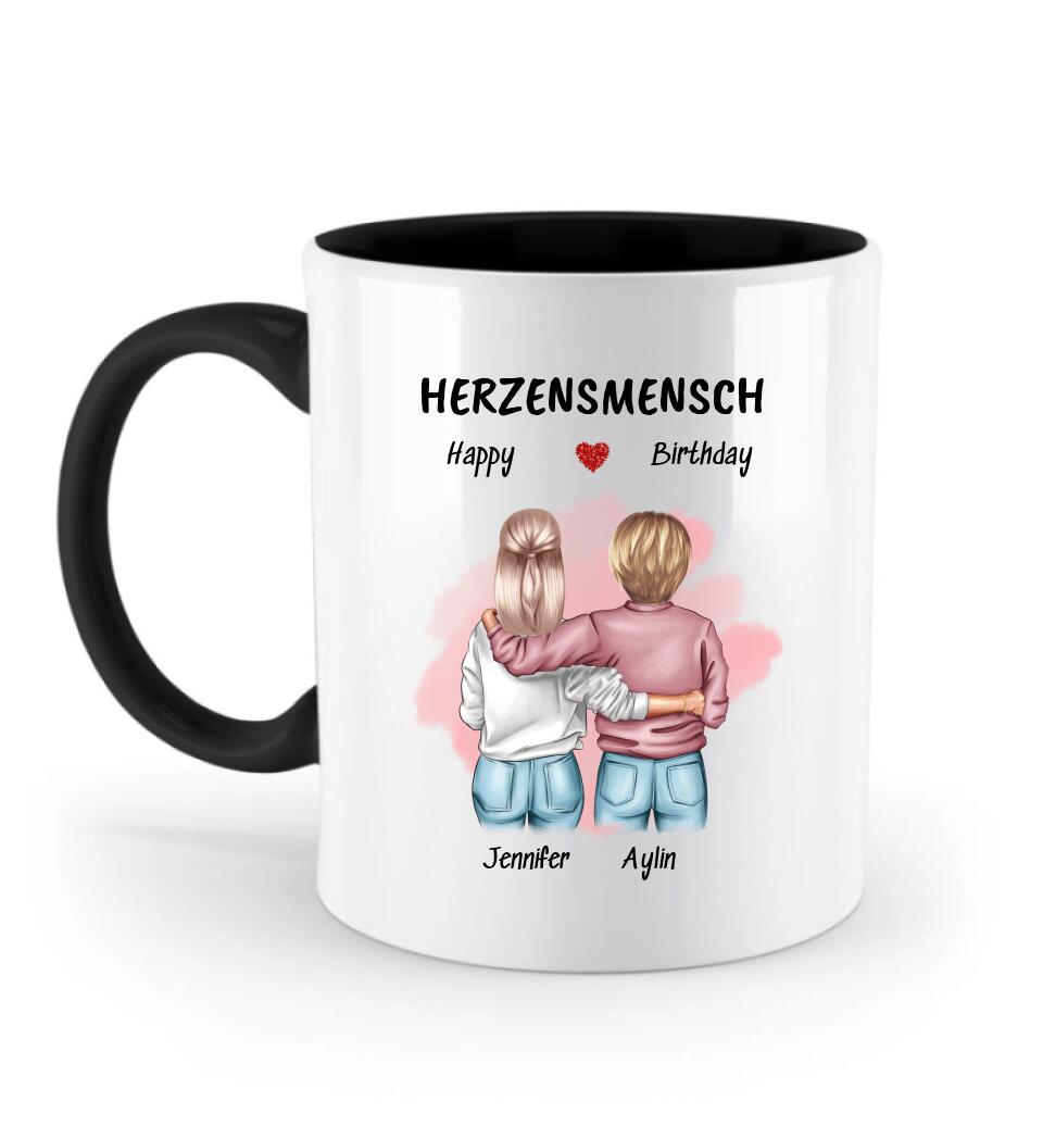 Herzensmensch Tasse Geschenk personalisiert - Cantty