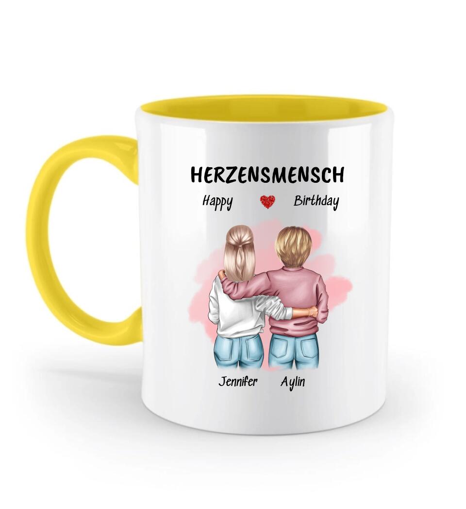 Herzensmensch Tasse Geschenk personalisiert - Cantty