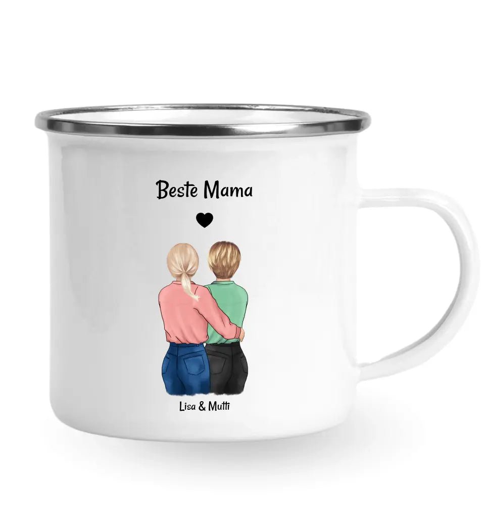 Herztasse Mutter Tochter Geschenk mit Spruch - Cantty