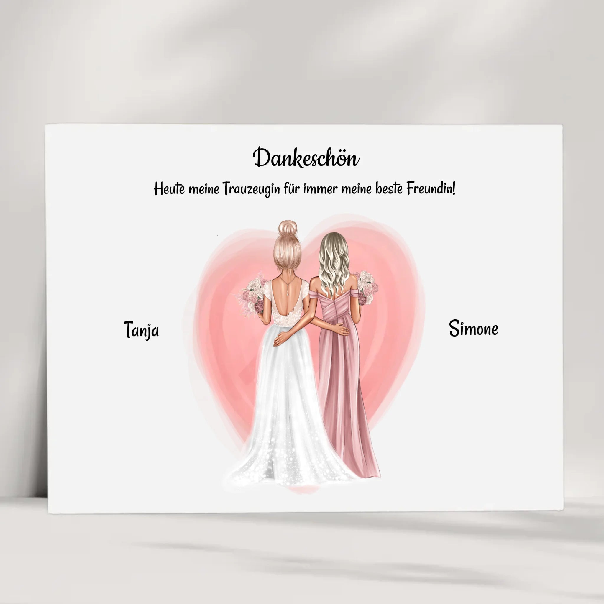 Hochzeit Geschenk Beste Freundin Poster - Cantty