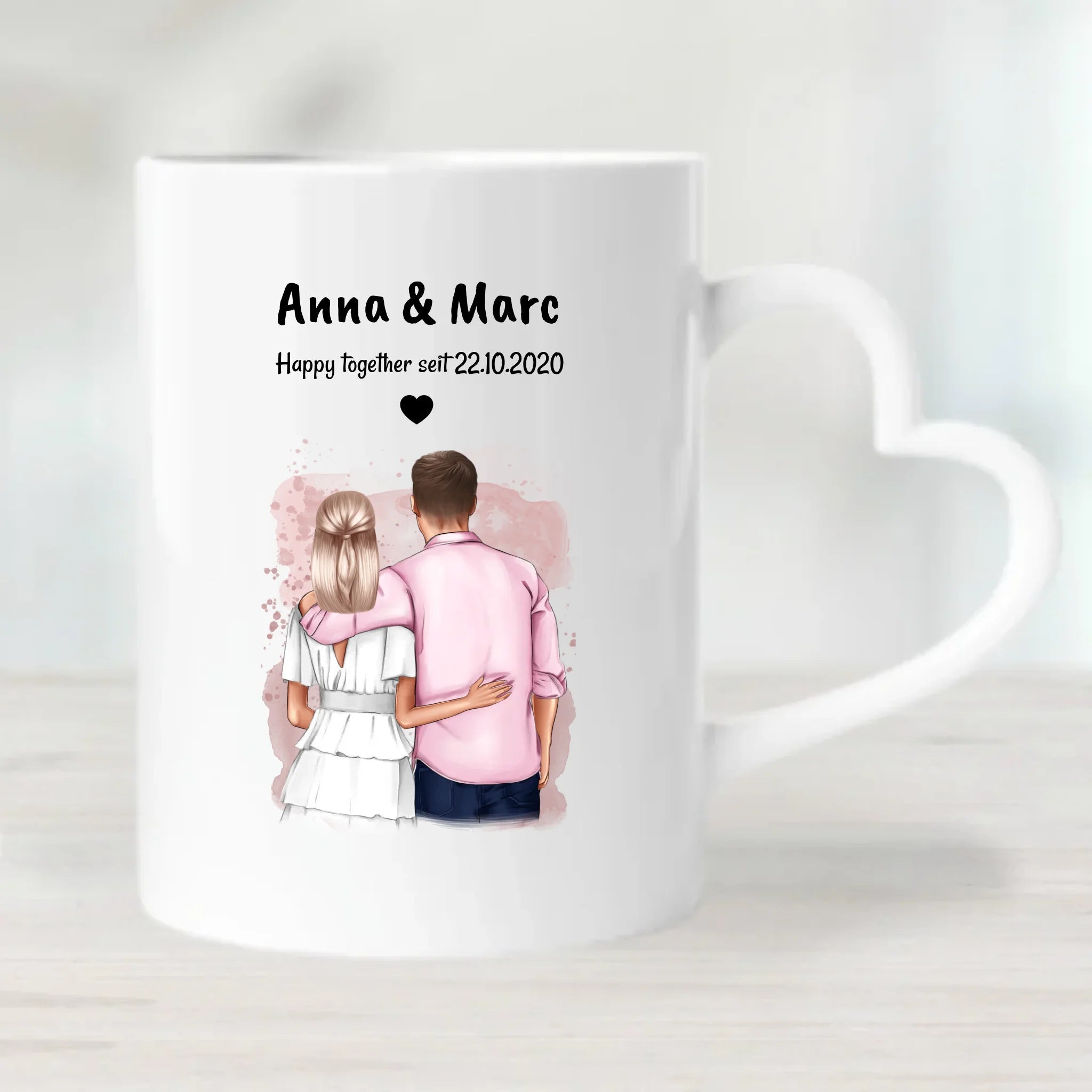 Hochzeitstag Tasse Geschenk personalisiert - Cantty