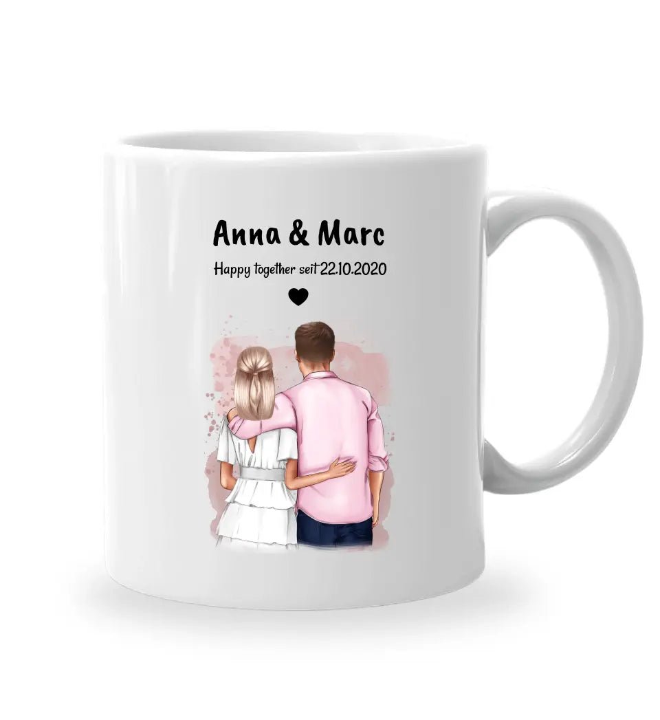 Hochzeitstag Tasse Geschenk personalisiert - Cantty