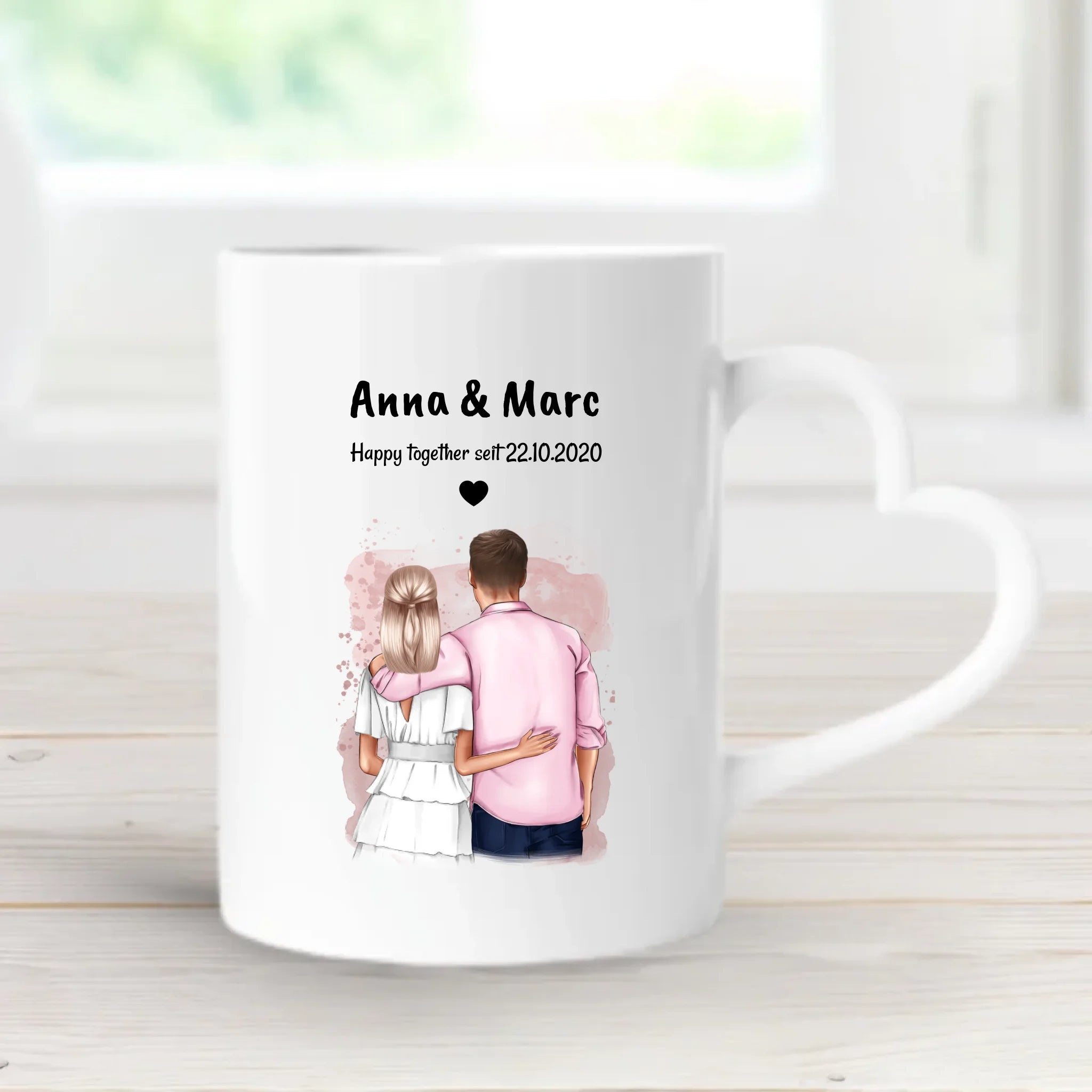 Hochzeitstag Tasse Geschenk personalisiert - Cantty