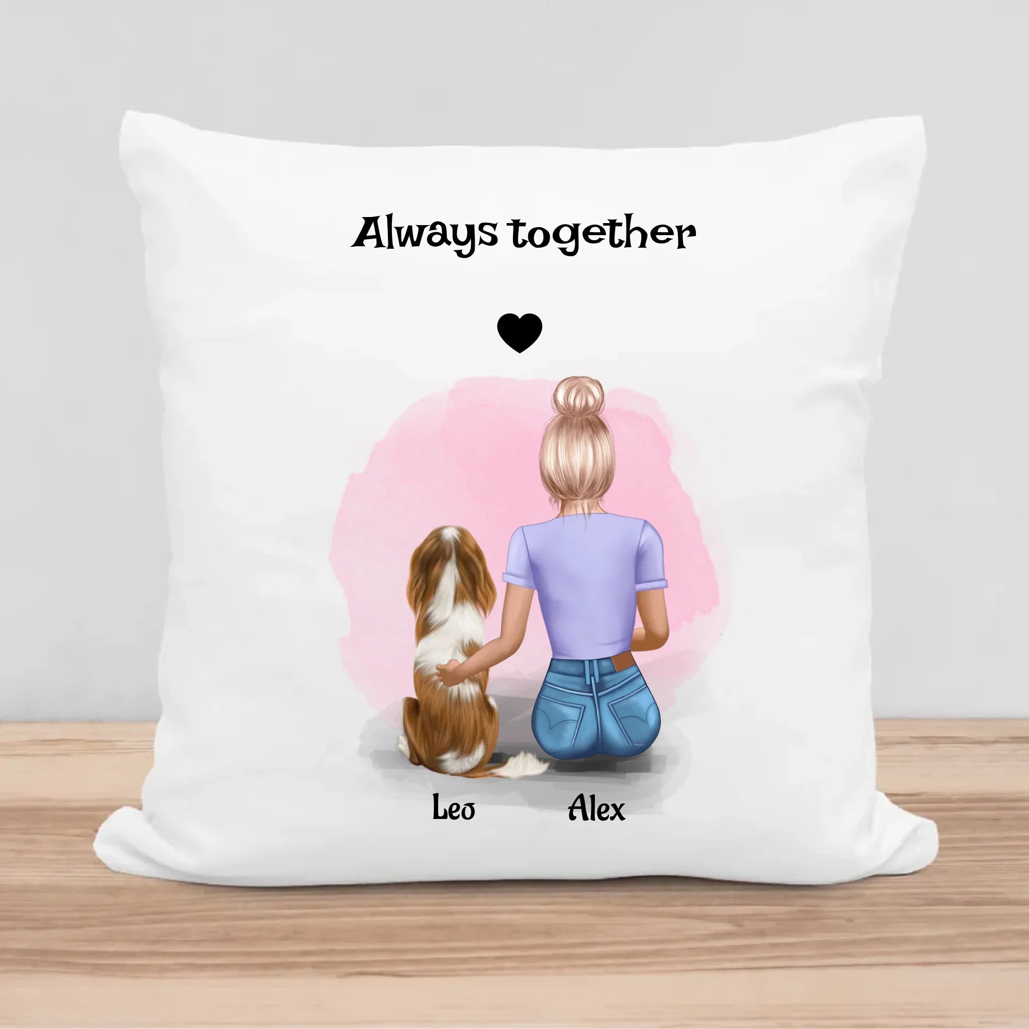 Hund Bild beste Freundin & Schwester Kissen Geschenk - Cantty