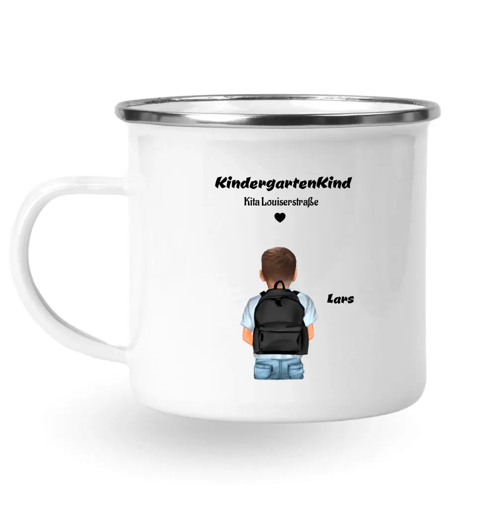 Junge Kindergartenkind Tasse personalisiert - Cantty