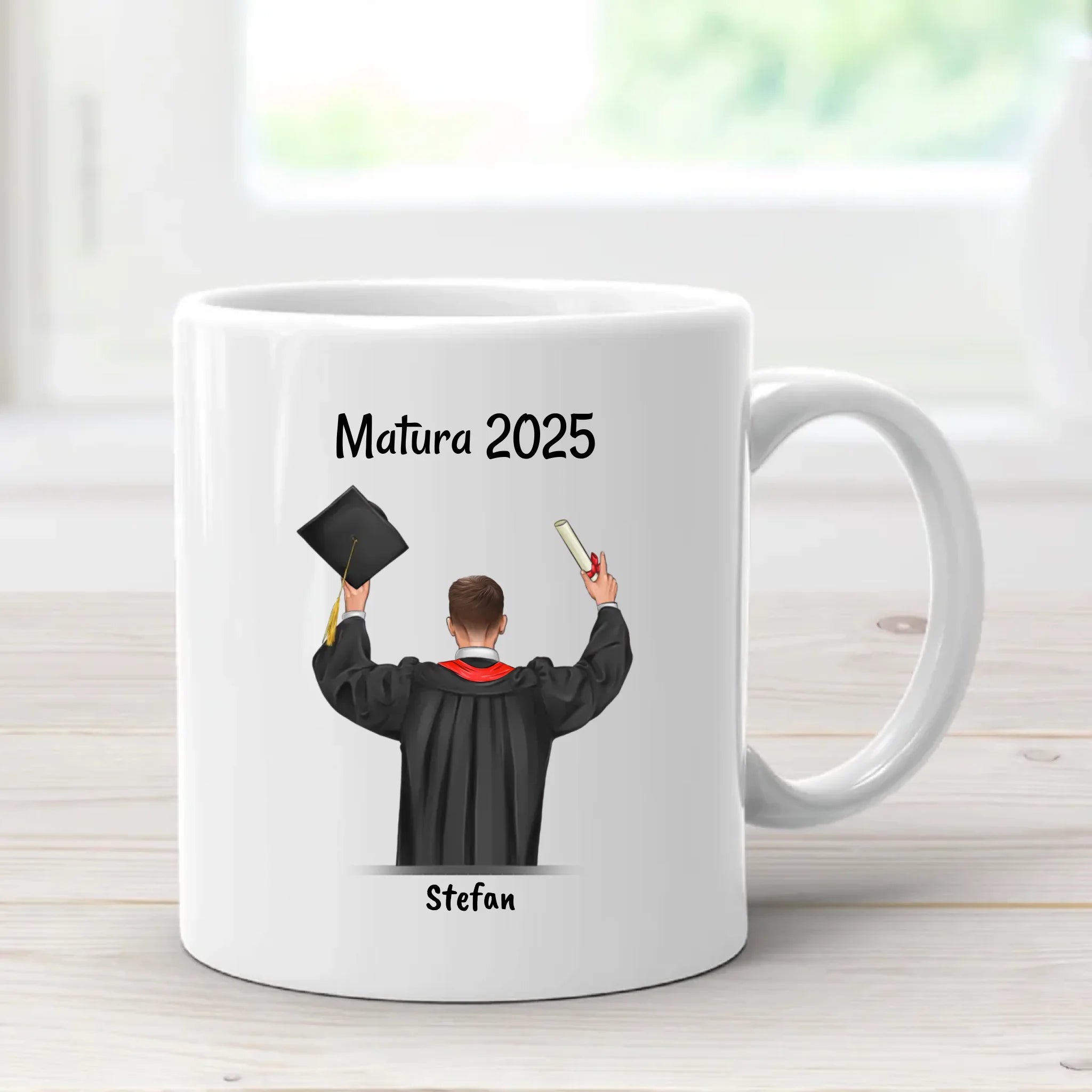 Junge Matura Abschluss Tasse Geschenk - Cantty