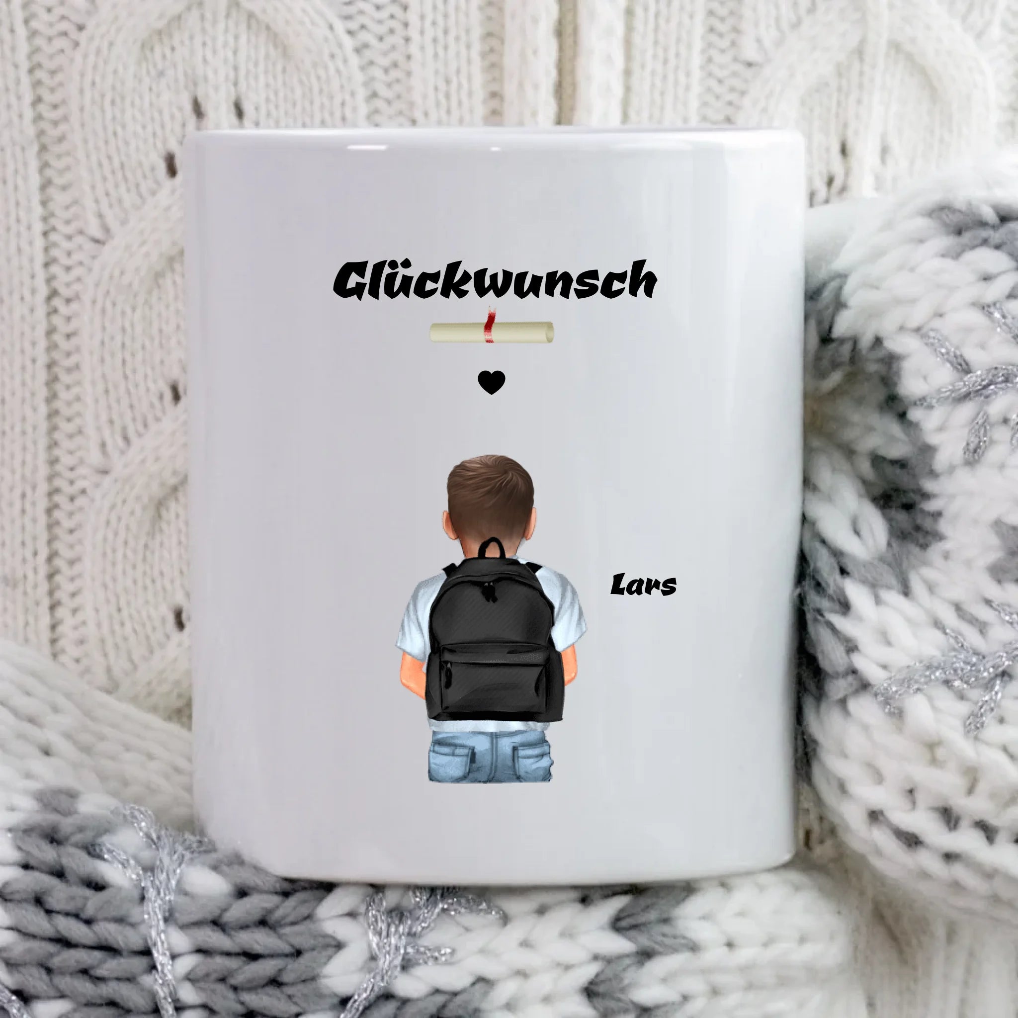 Junge Zeugnis Geschenk Tasse - Cantty