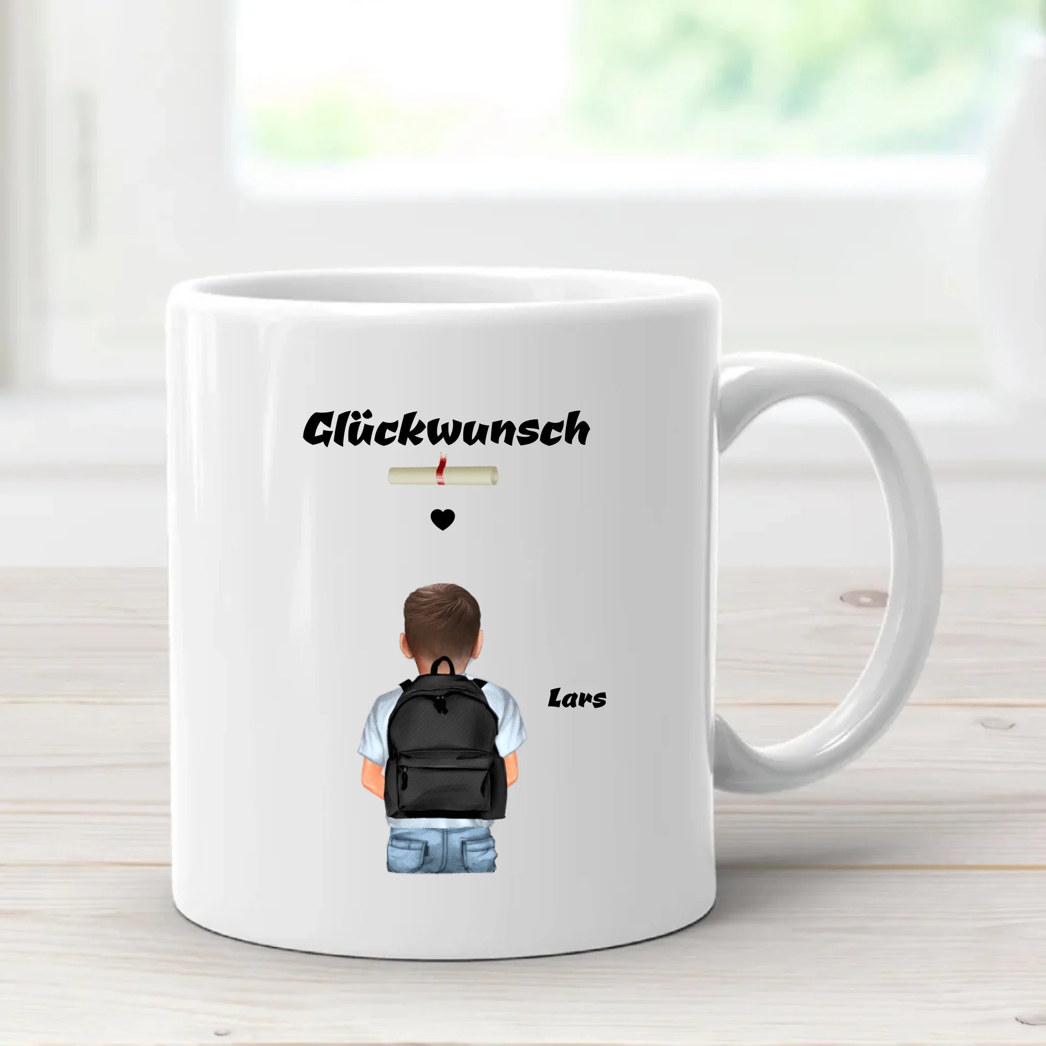 Junge Zeugnis Geschenk Tasse - Cantty