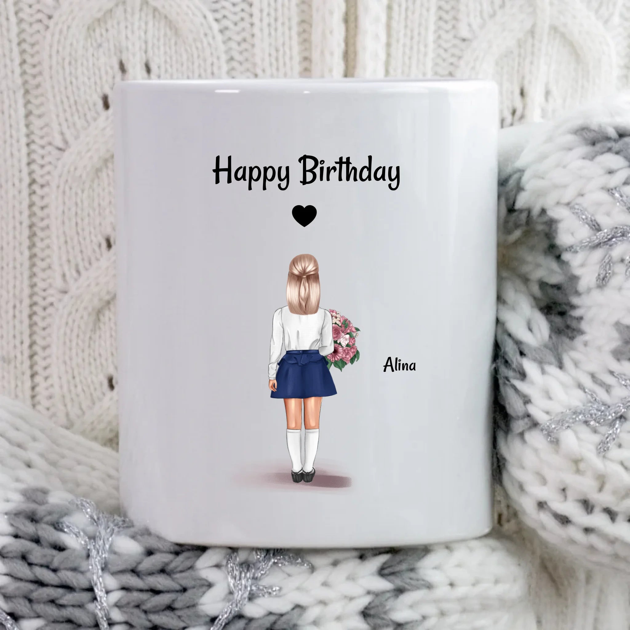 Kindergeburtstag Mädchen Geschenk Tasse Personalisiert - Cantty