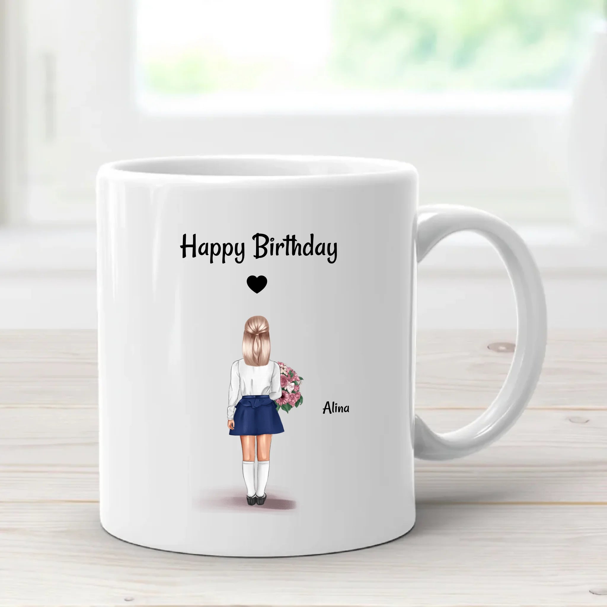 Kindergeburtstag Mädchen Geschenk Tasse Personalisiert - Cantty