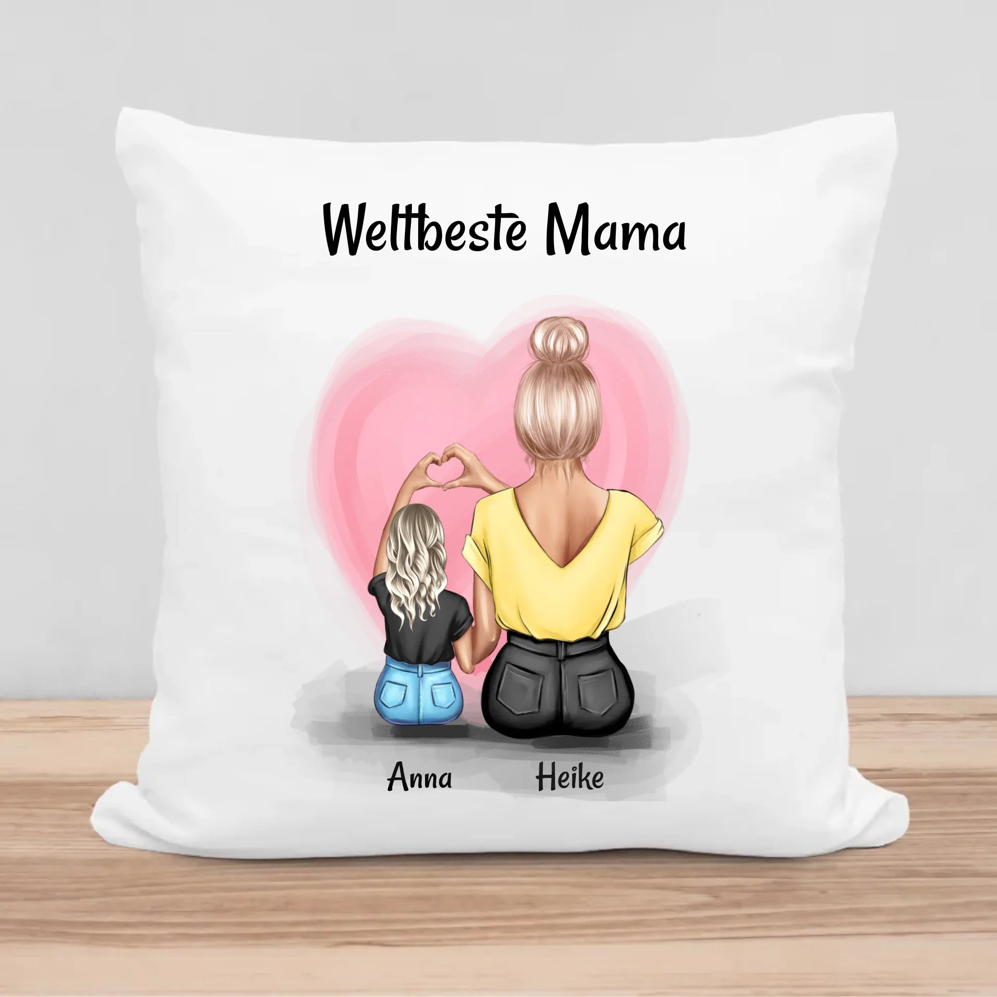 Kissen Mama Geschenk von Tochter personalisiert - Cantty