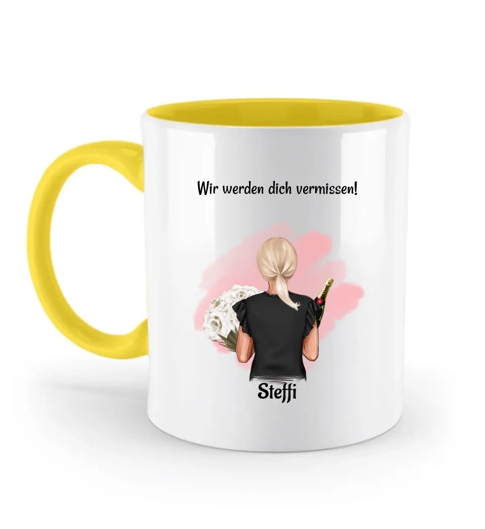 Kollegin Abschied Tasse Geschenk personalisiert - Cantty