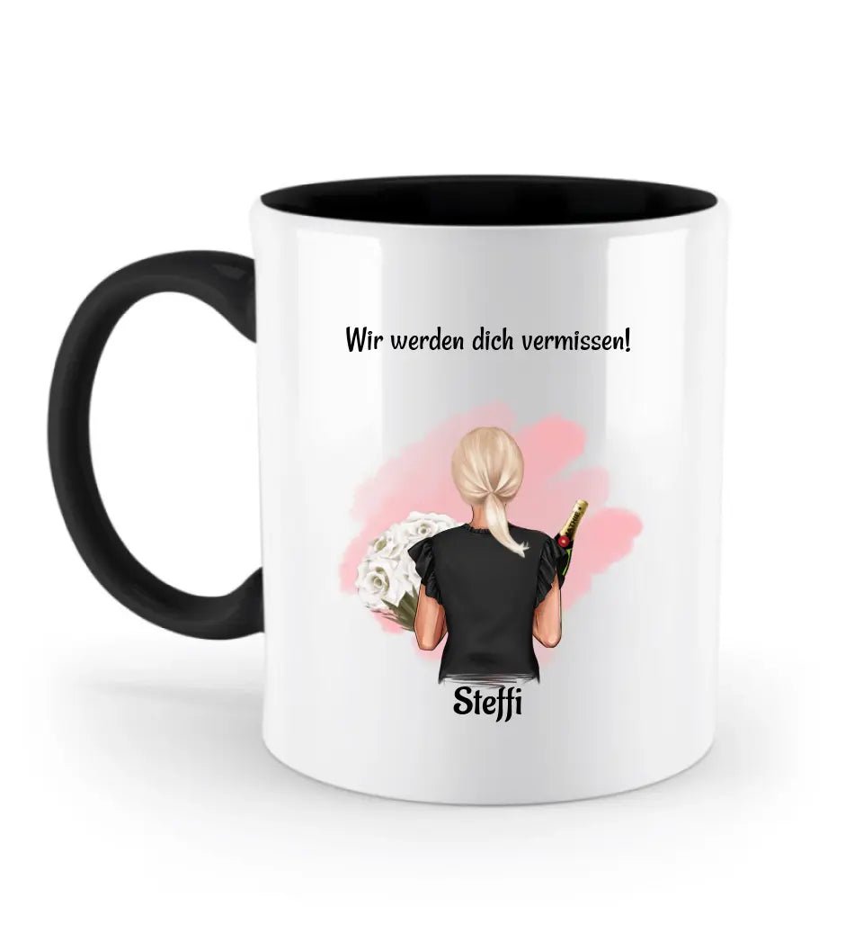 Kollegin Abschied Tasse Geschenk personalisiert - Cantty