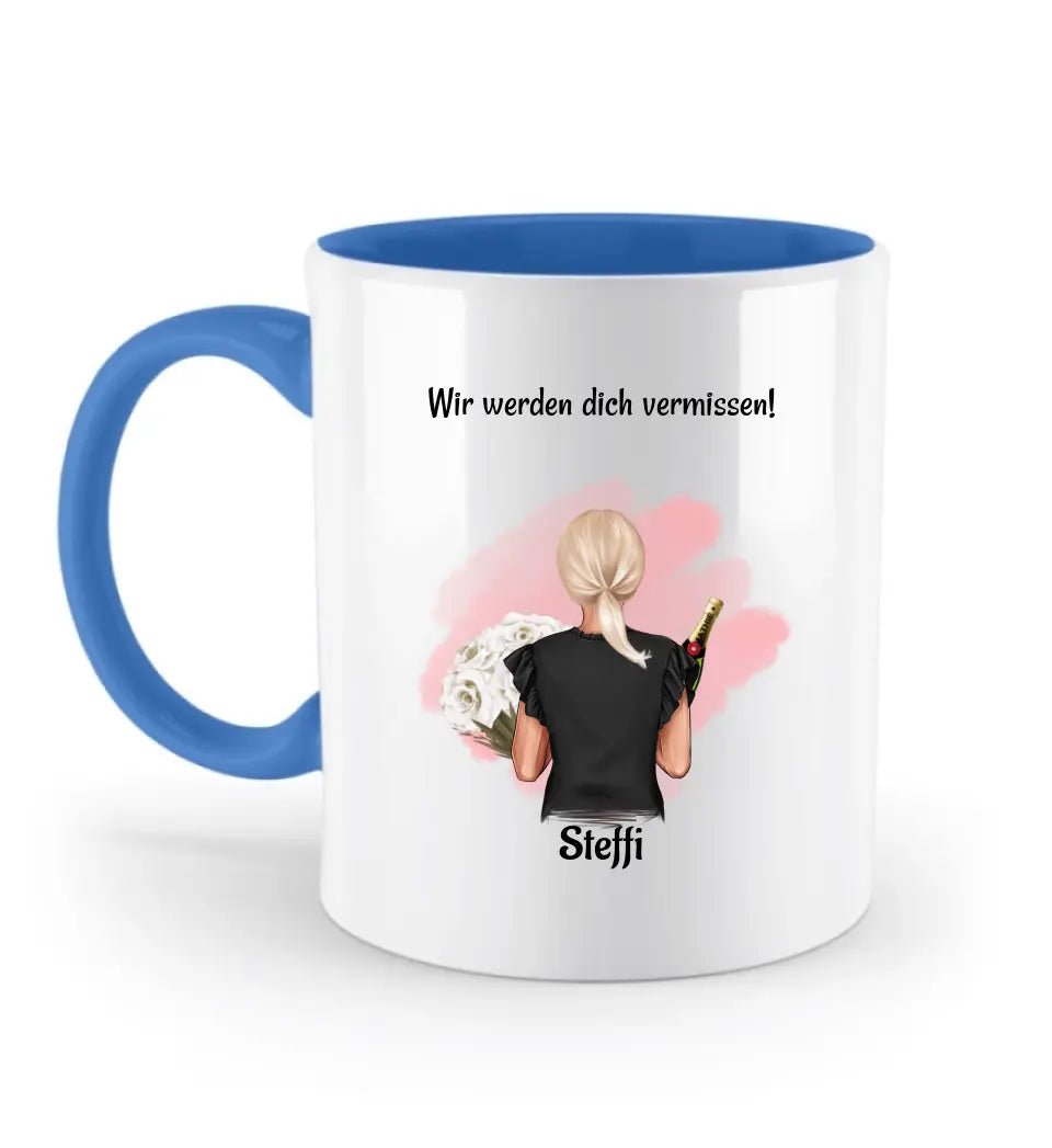 Kollegin Abschied Tasse Geschenk personalisiert - Cantty