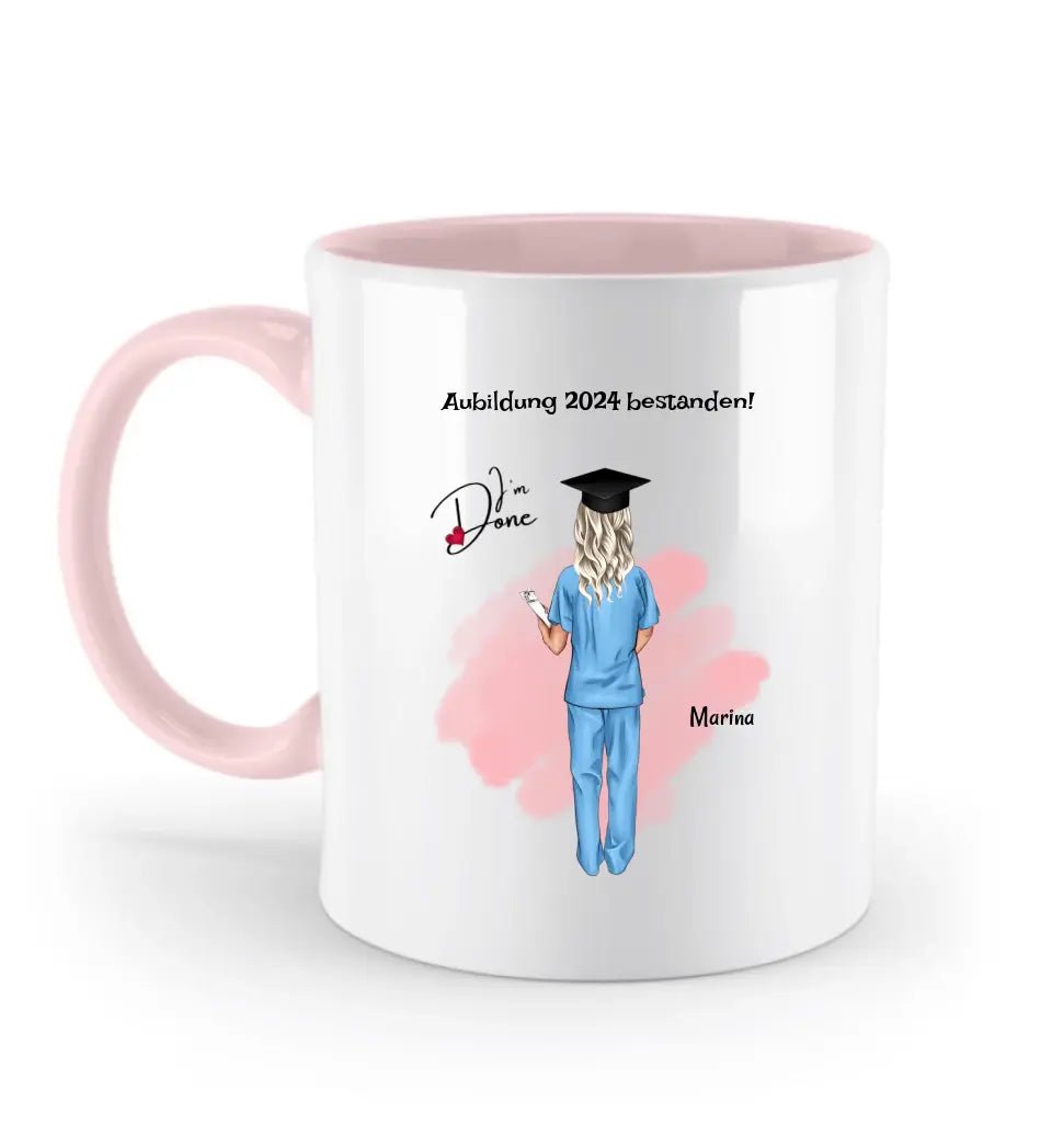 Krankenschwester Ausbildung bestanden Geschenk Tasse - Cantty