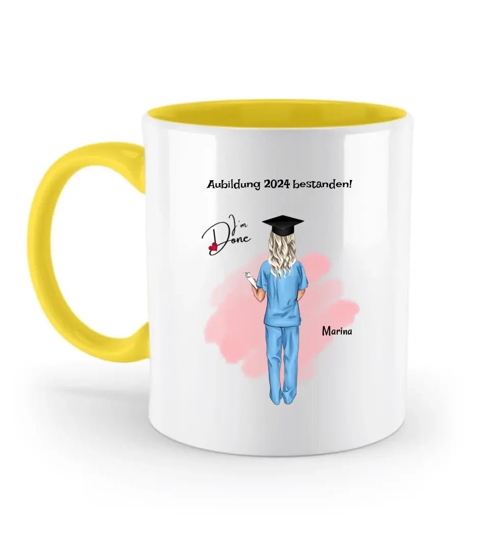 Krankenschwester Ausbildung bestanden Geschenk Tasse - Cantty