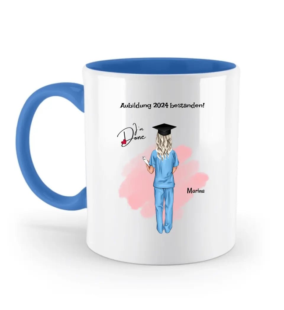 Krankenschwester Ausbildung bestanden Geschenk Tasse - Cantty