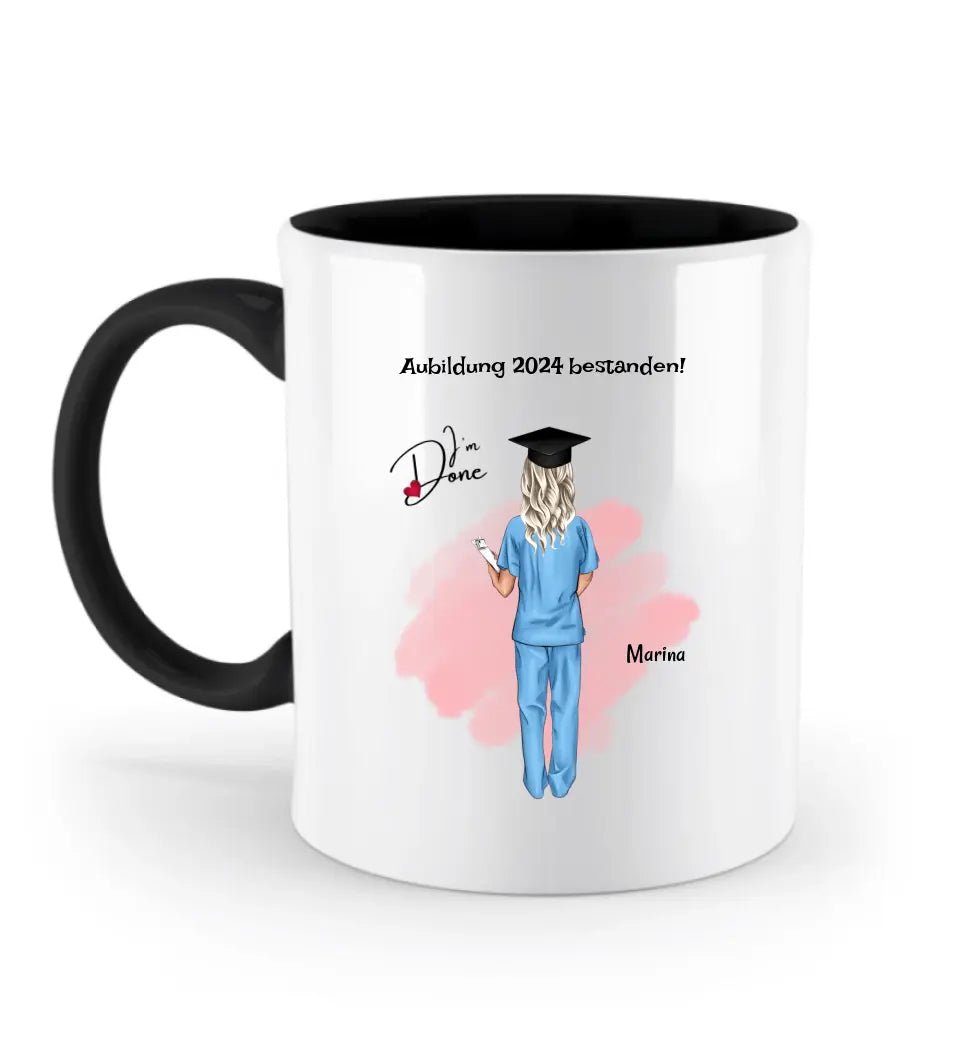 Krankenschwester Ausbildung bestanden Geschenk Tasse - Cantty